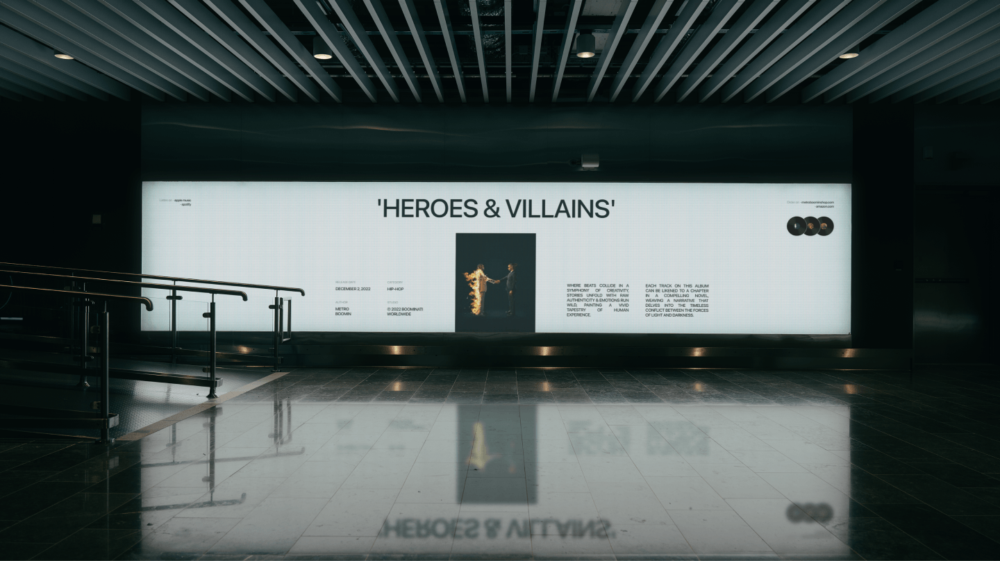 [playground] — 'Heroes & Villains' by Metro Boomin — Изображение №7 — Интерфейсы, Графика на Dprofile