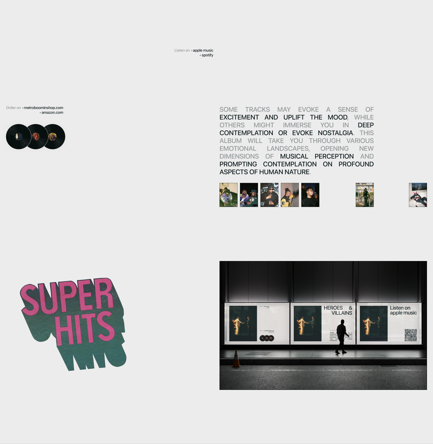 [playground] — 'Heroes & Villains' by Metro Boomin — Изображение №8 — Интерфейсы, Графика на Dprofile