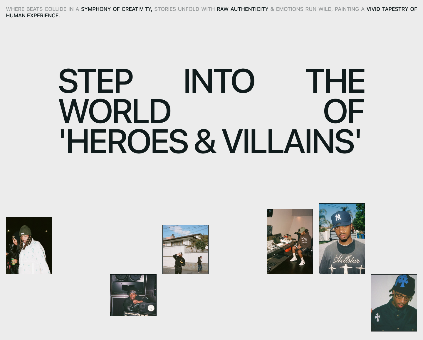 [playground] — 'Heroes & Villains' by Metro Boomin — Изображение №2 — Интерфейсы, Графика на Dprofile