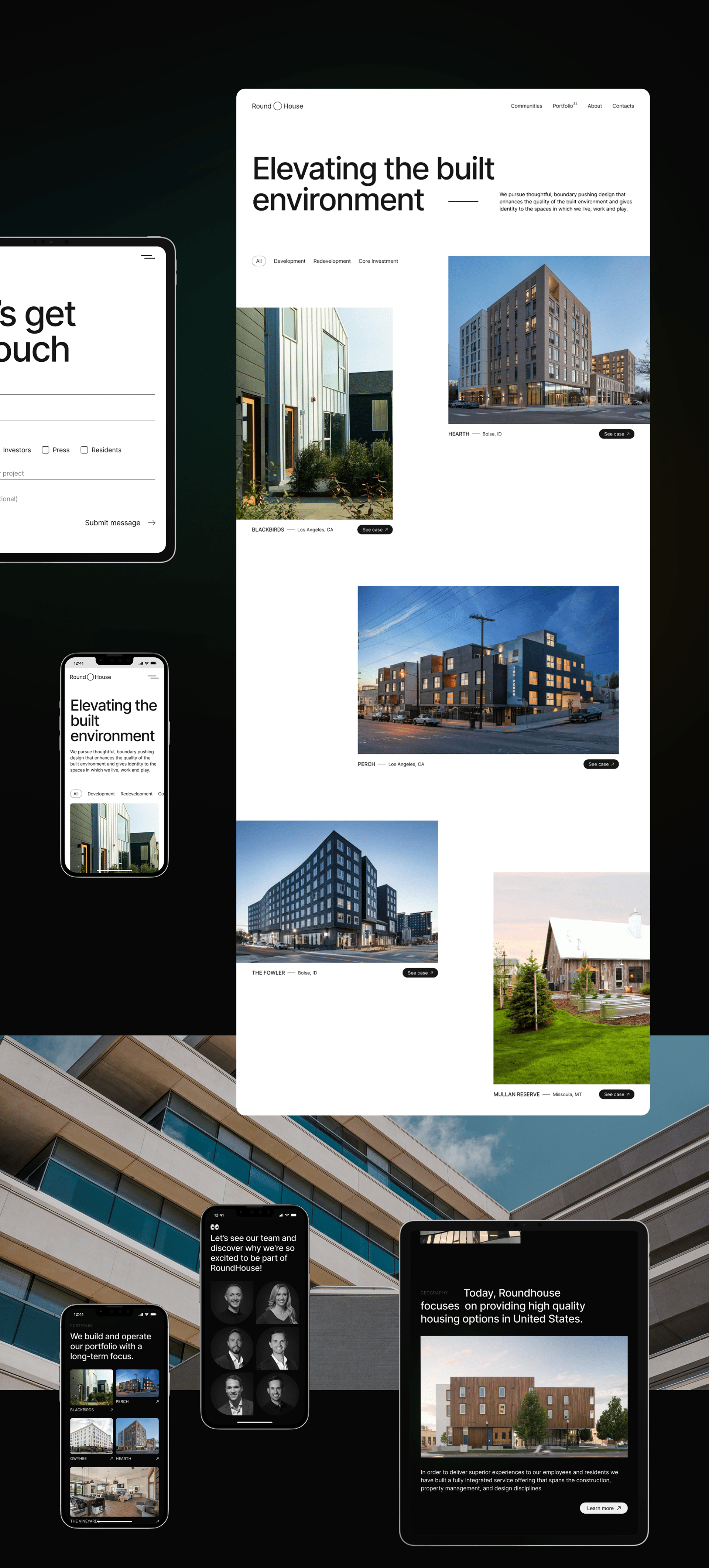 RoundHouse — UX/UI & Branding — Изображение №5 — Интерфейсы, Брендинг на Dprofile