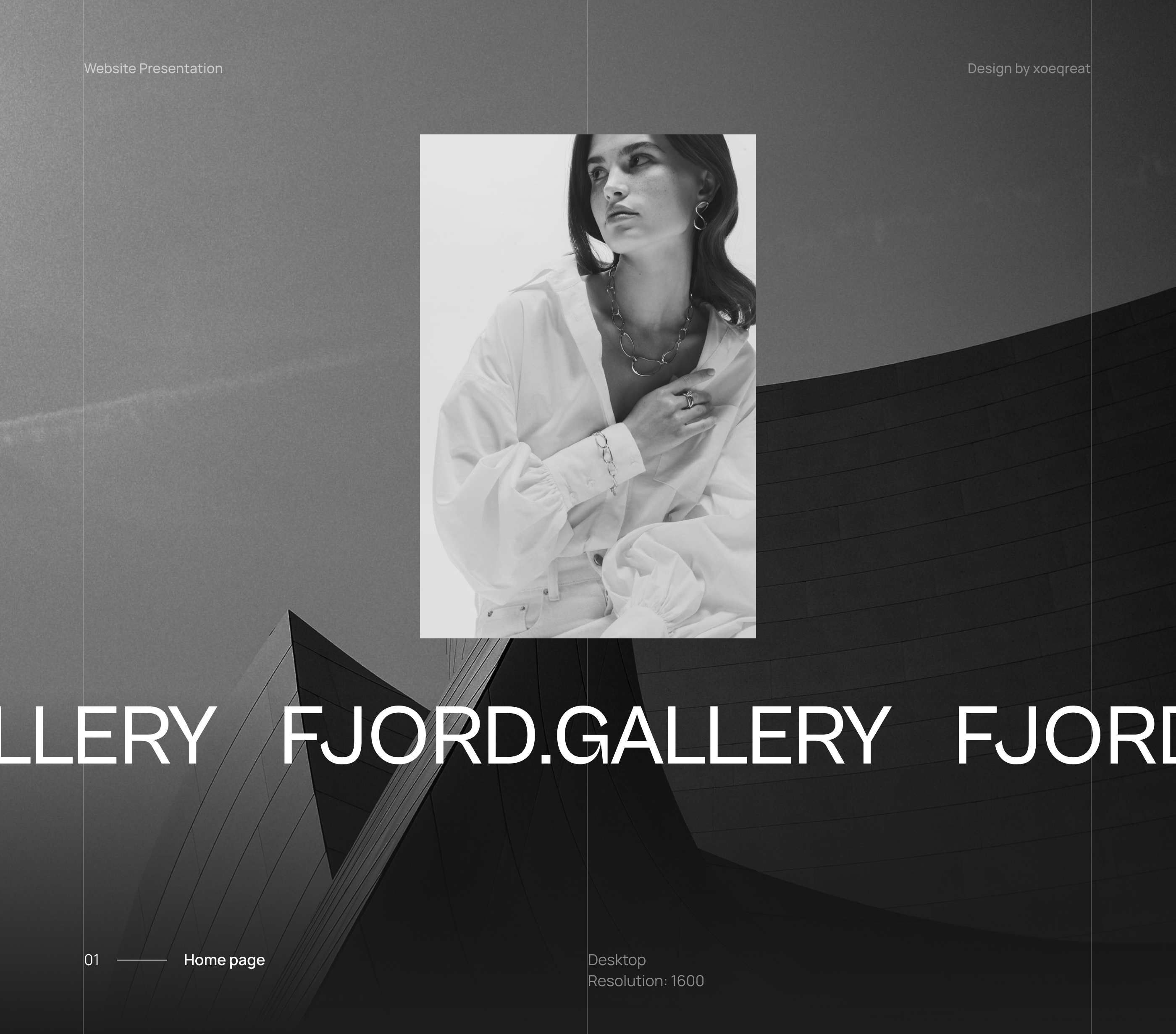 FJORD.GALLERY website concept — Изображение №1 — Интерфейсы, Анимация на Dprofile