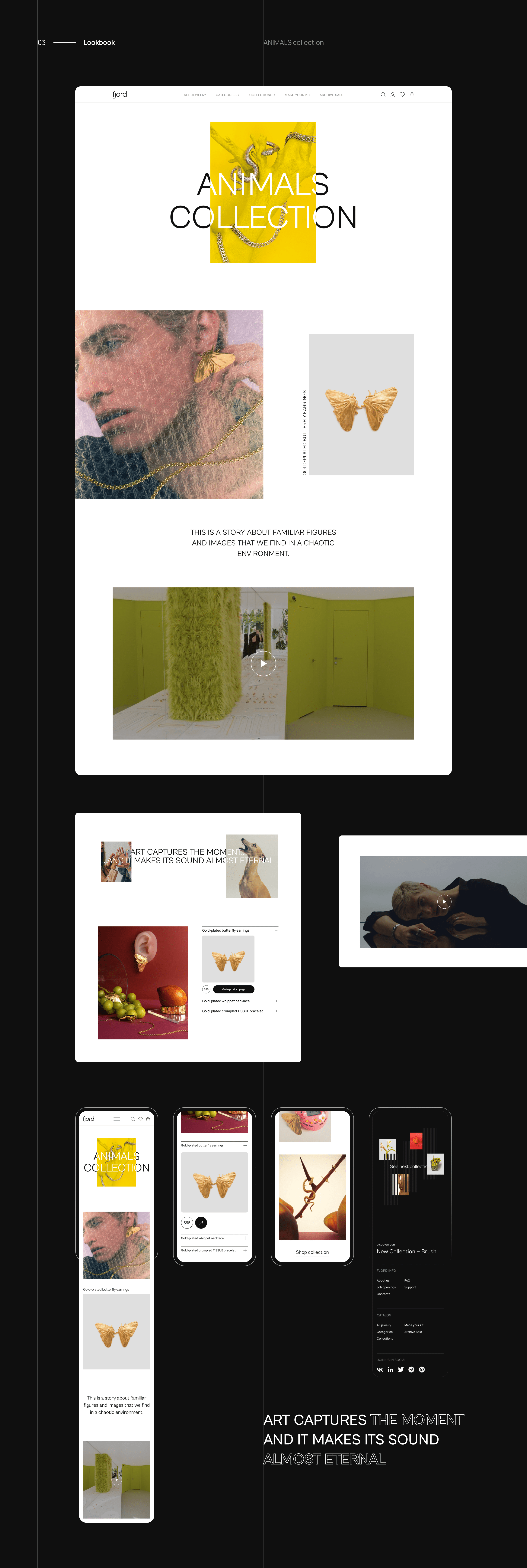FJORD.GALLERY website concept — Изображение №6 — Интерфейсы, Анимация на Dprofile