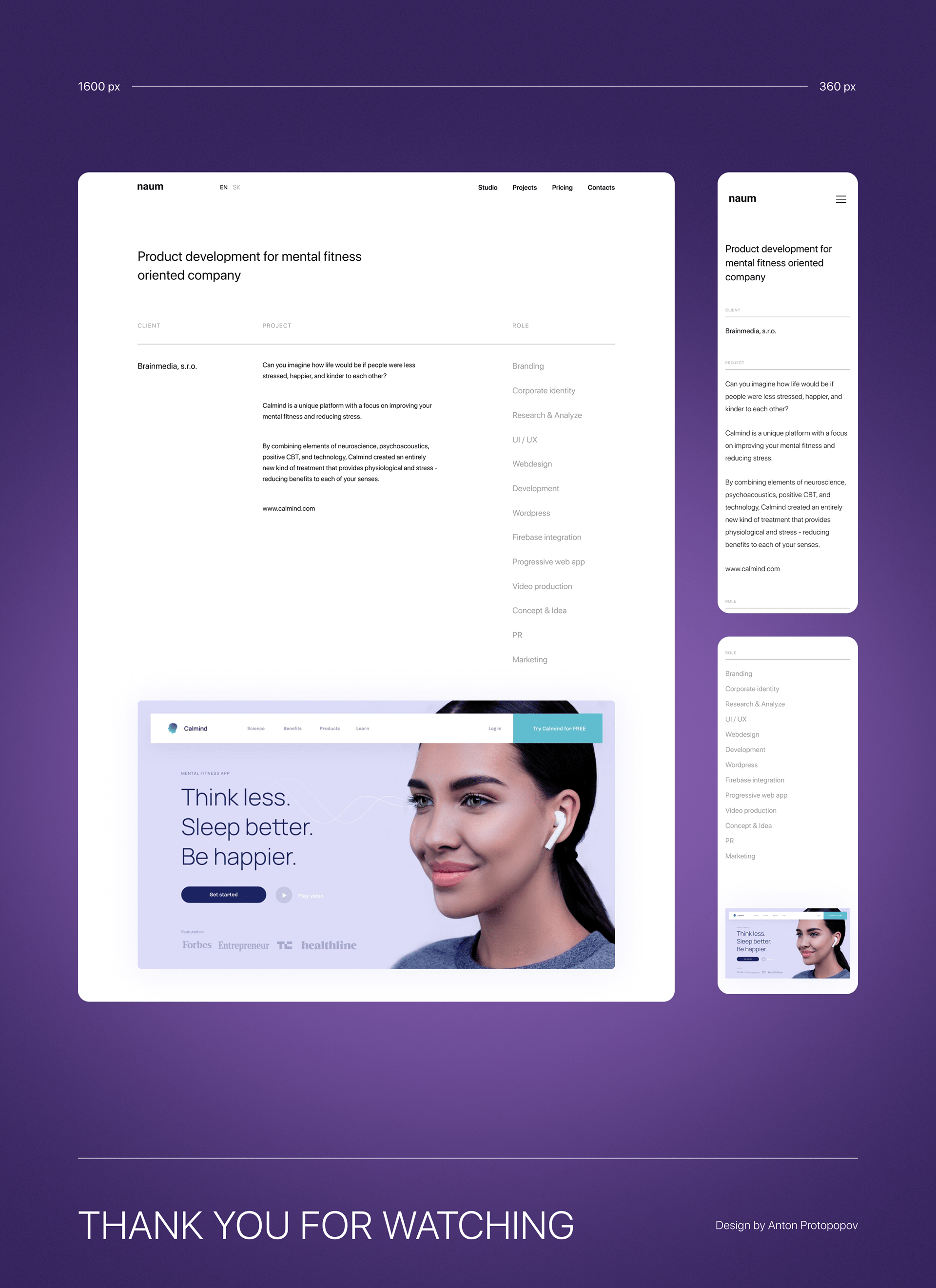 naum studio design concept — Изображение №6 — Интерфейсы на Dprofile