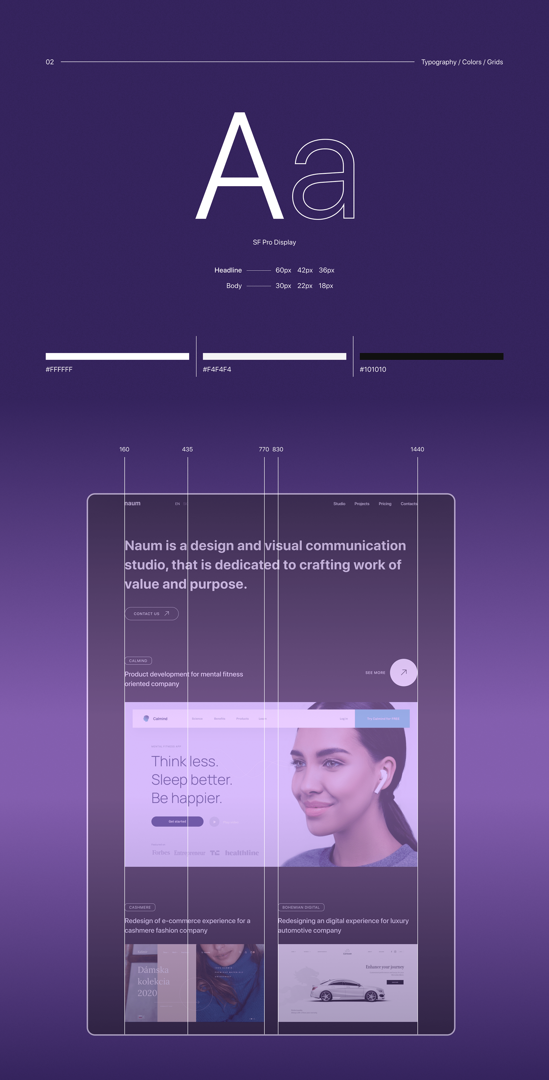 naum studio design concept — Изображение №5 — Интерфейсы на Dprofile