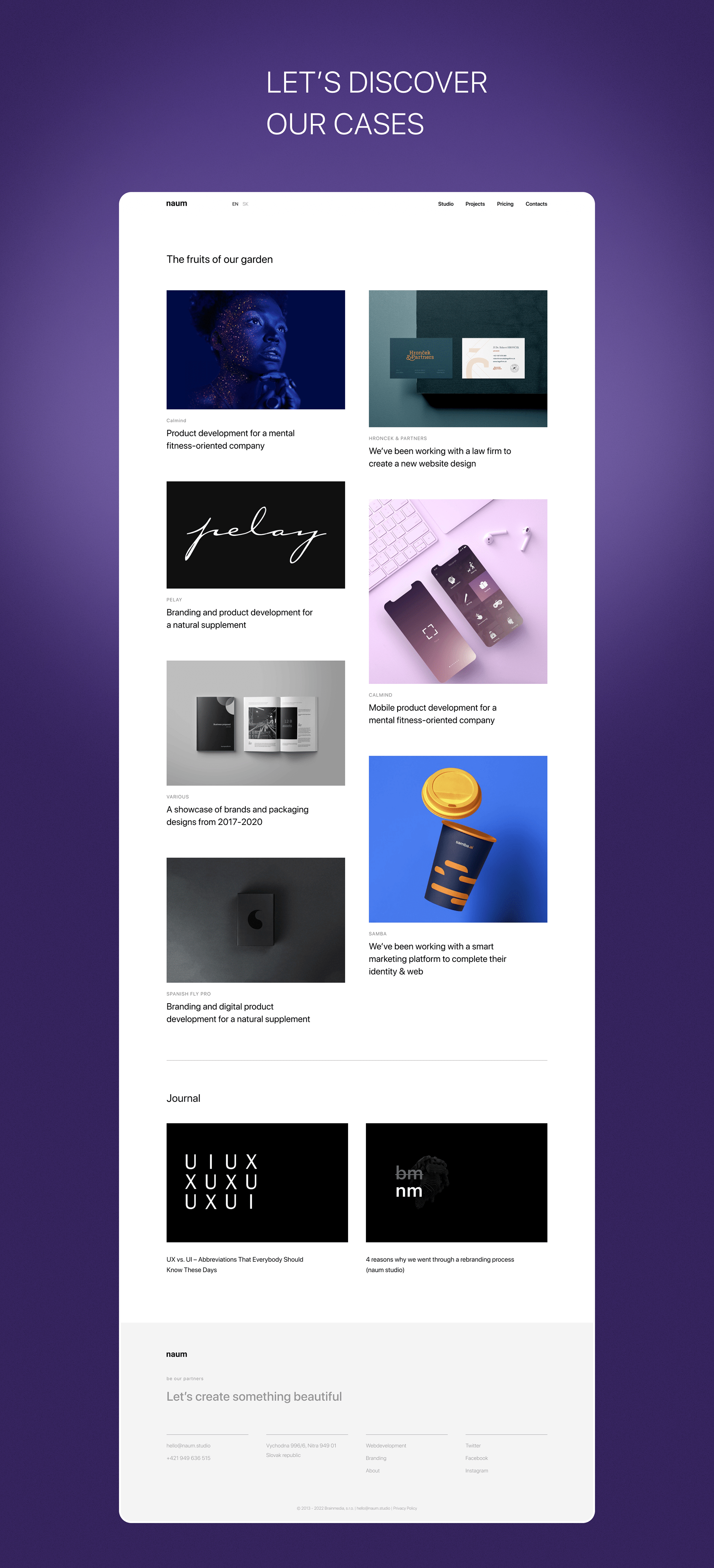 naum studio design concept — Изображение №4 — Интерфейсы на Dprofile
