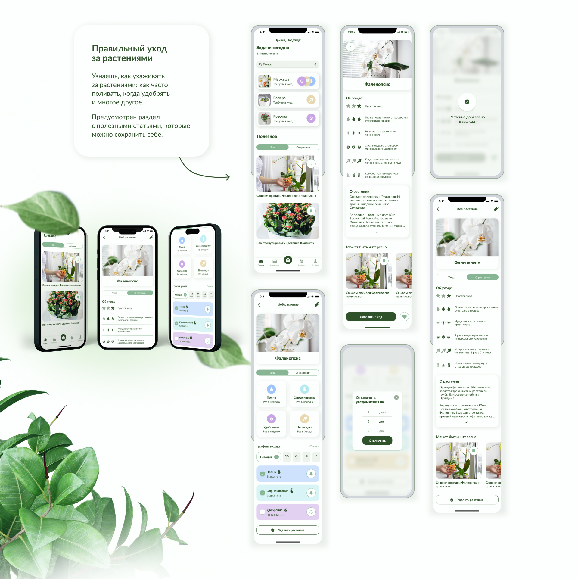 Plant Pal - мобильное приложение — Изображение №16 — Интерфейсы на Dprofile