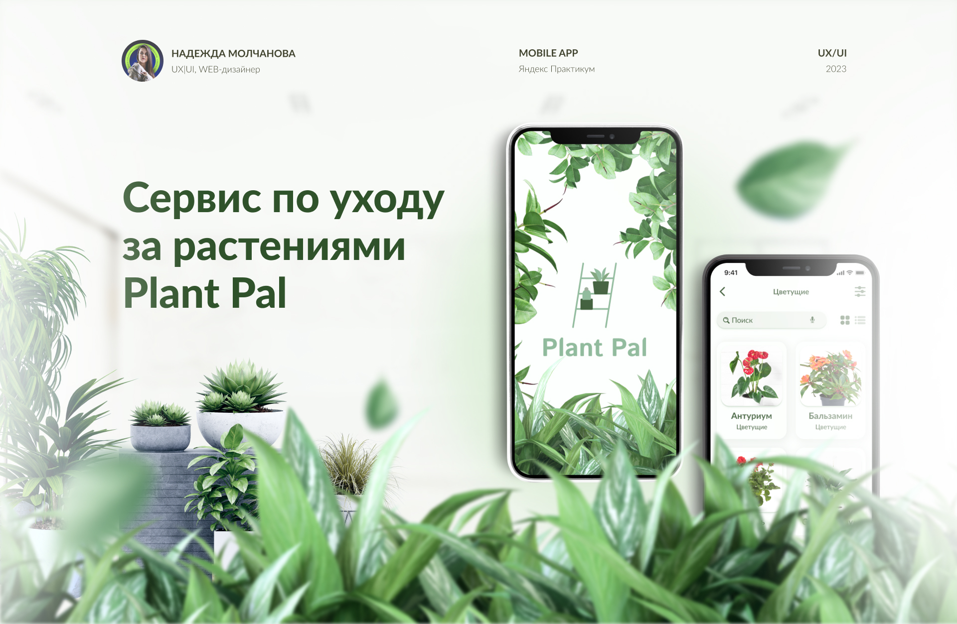 Plant Pal - мобильное приложение — Изображение №1 — Интерфейсы на Dprofile