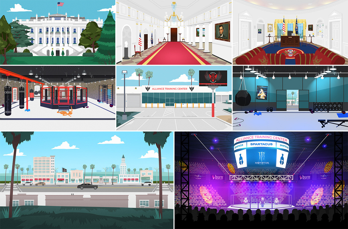 Not South Park (UFC) — Изображение №46 — Иллюстрация, Анимация на Dprofile