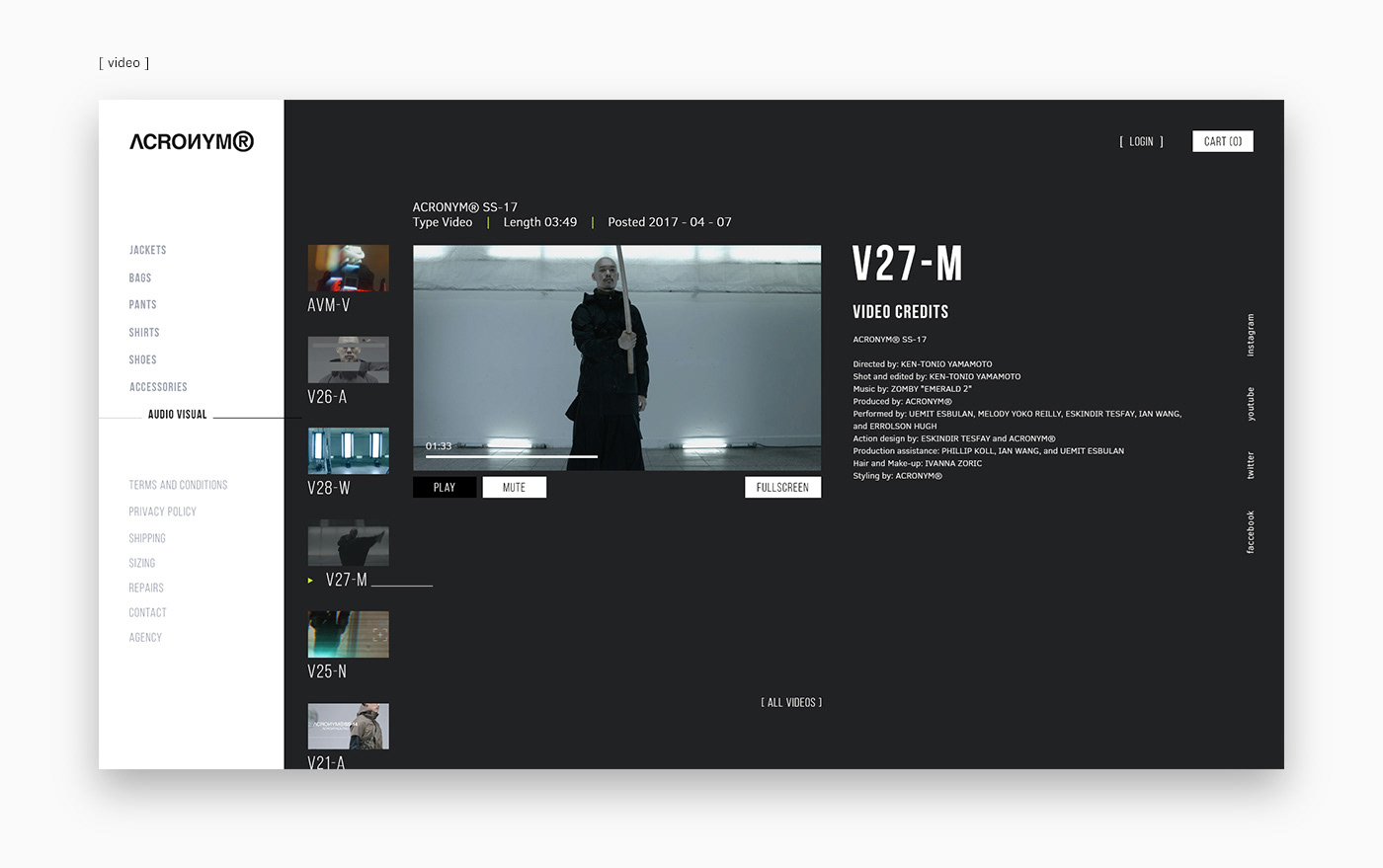 ACRONYM - Website design concept — Изображение №14 — Интерфейсы, Анимация на Dprofile