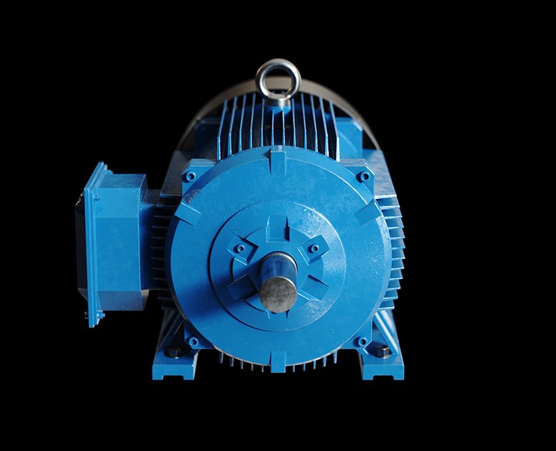 Electric motor — 3D, Анимация на Dprofile