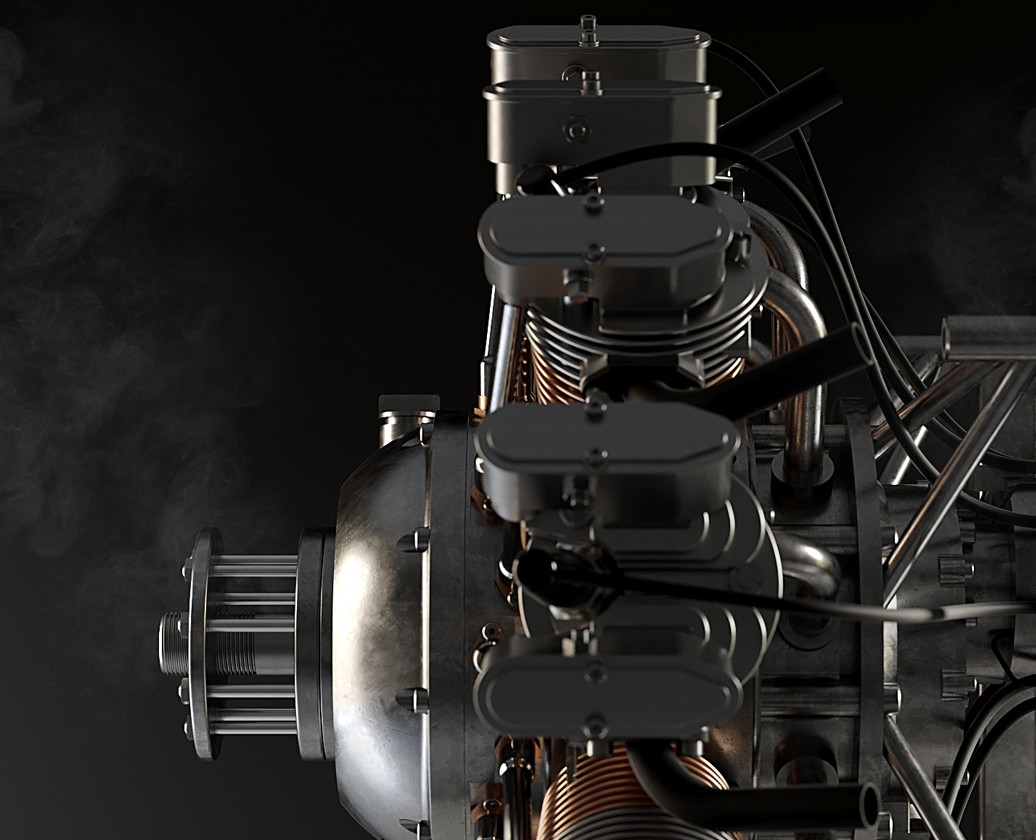 Industrial Engine — 3D, Анимация на Dprofile