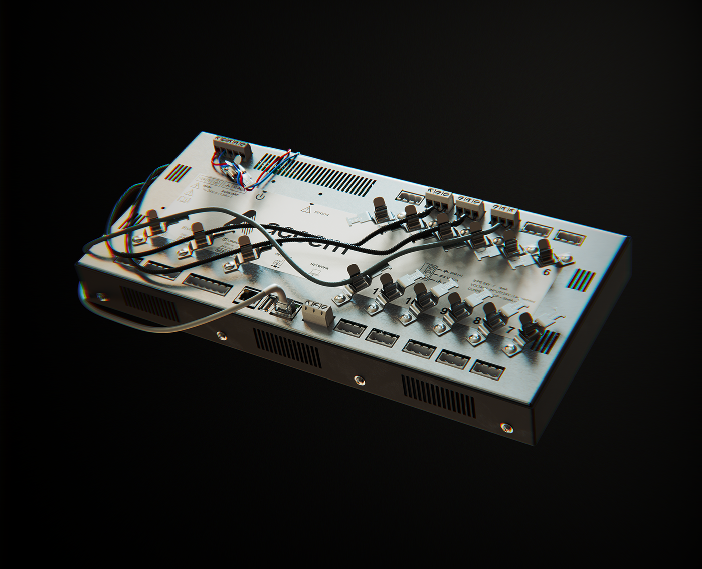 Real-time monitoring system — 3D, Анимация на Dprofile