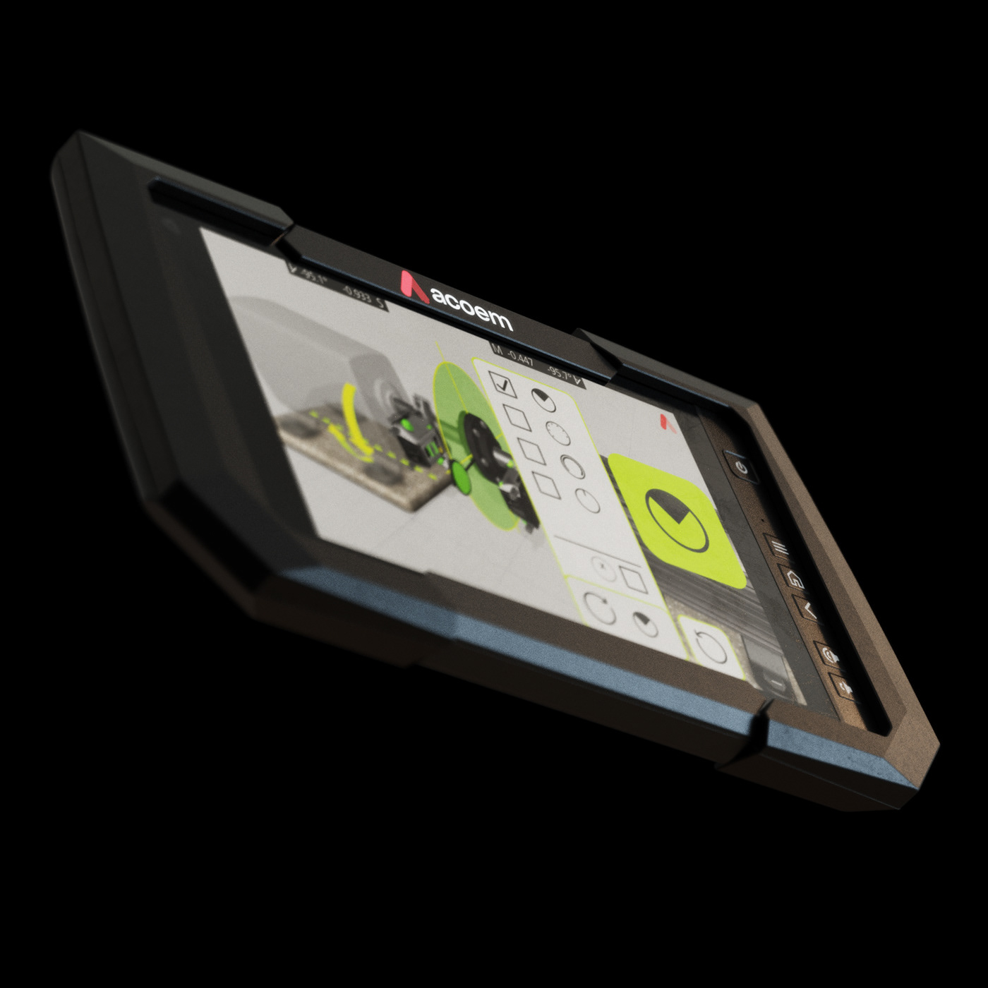 Acoem display unit — Изображение №2 — 3D, Анимация на Dprofile