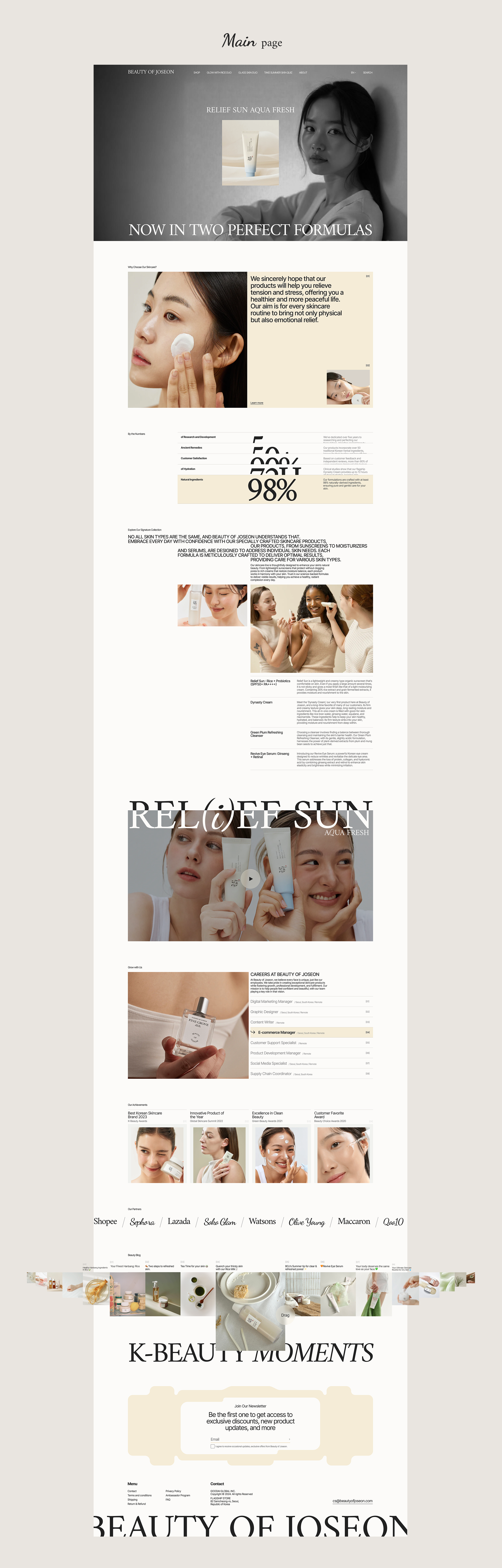 Timeless Glow — Beauty of Joseon Study Case — Изображение №2 — Интерфейсы на Dprofile