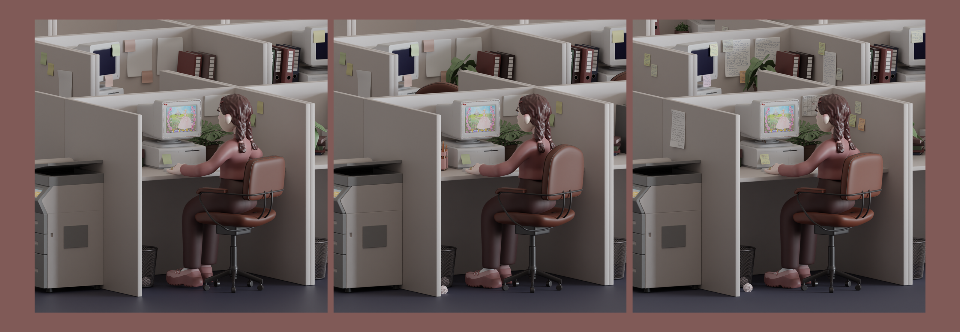 office work — Изображение №5 — Иллюстрация на Dprofile