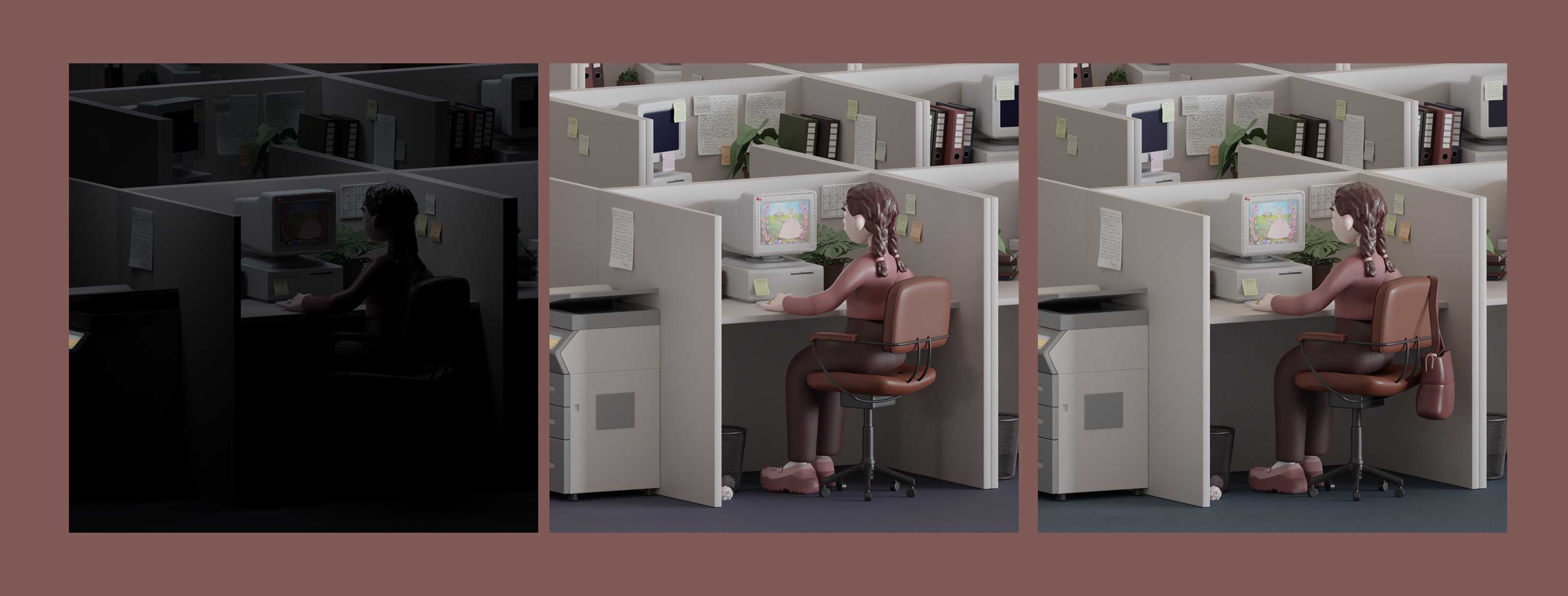 office work — Изображение №13 — Иллюстрация на Dprofile