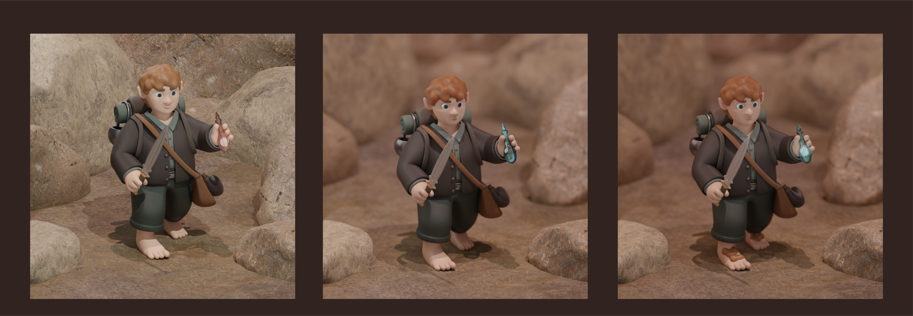 Samwise Gamgee — Изображение №10 — Иллюстрация, 3D на Dprofile