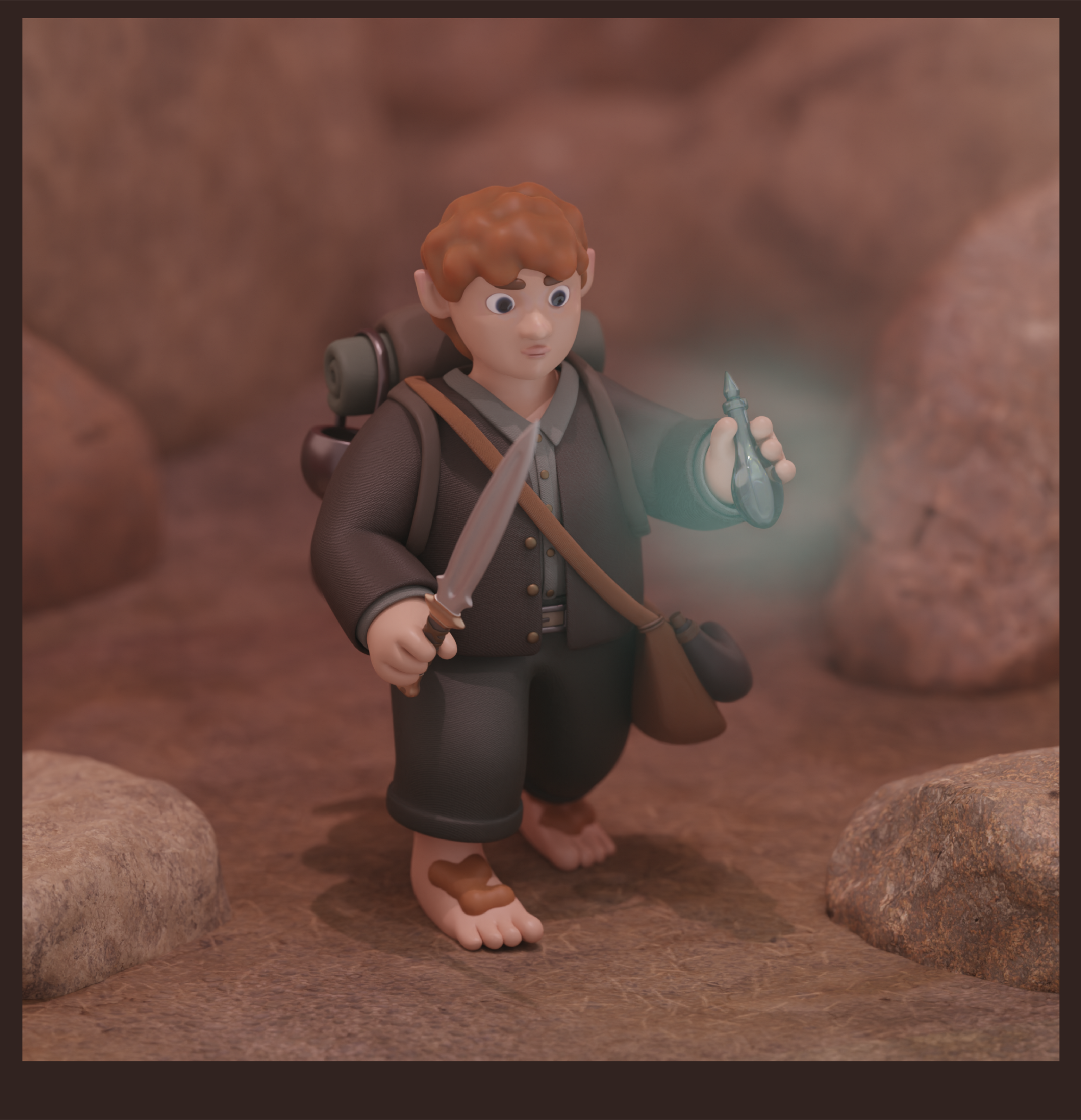 Samwise Gamgee — Изображение №3 — Иллюстрация, 3D на Dprofile