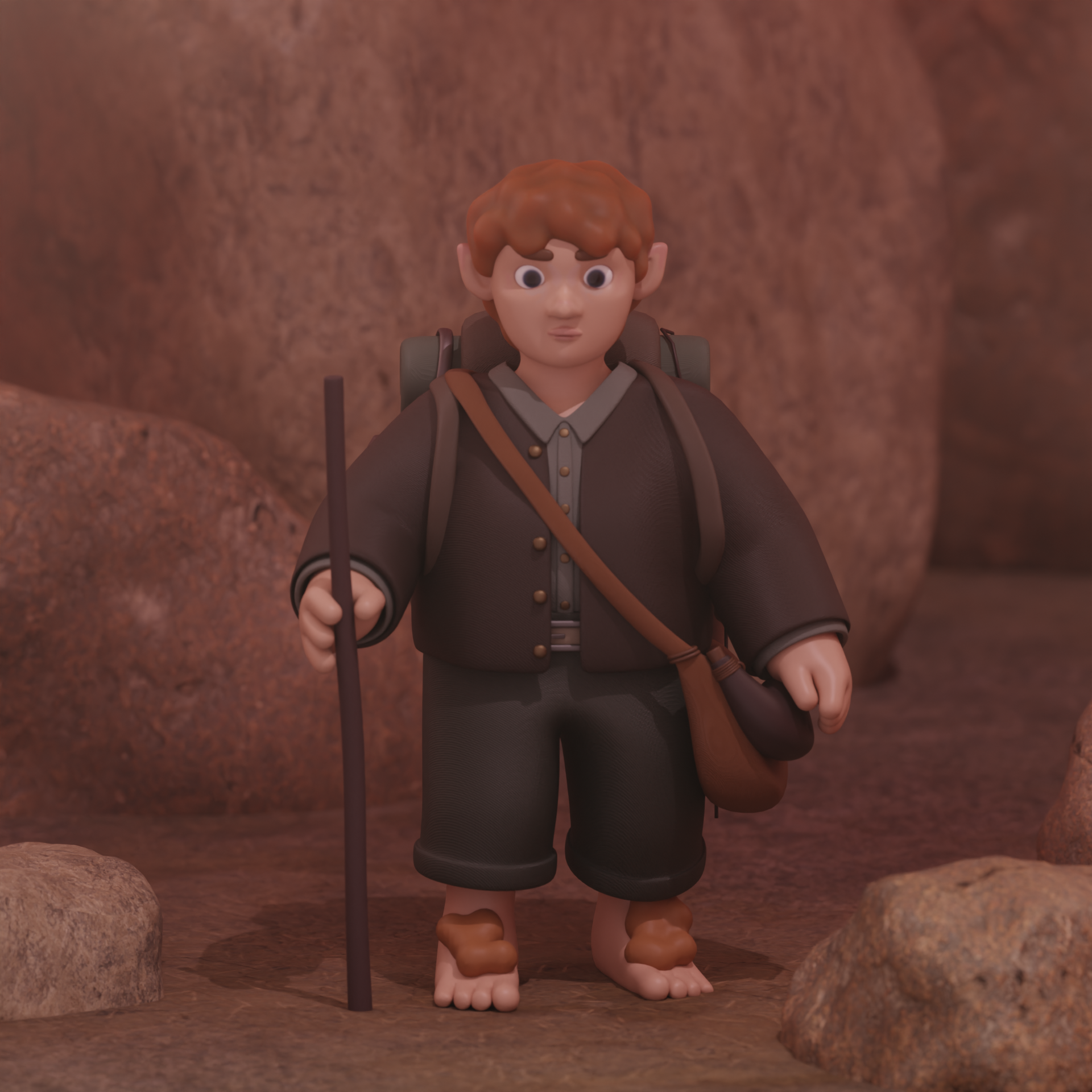 Samwise Gamgee — Изображение №5 — Иллюстрация, 3D на Dprofile