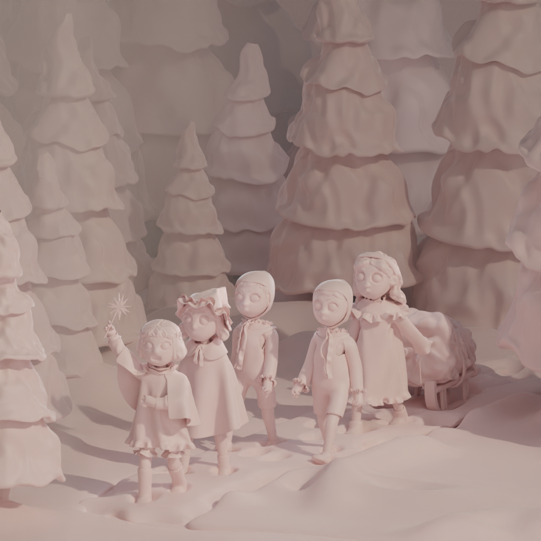 christmas forest — Изображение №18 — Иллюстрация, Графика на Dprofile