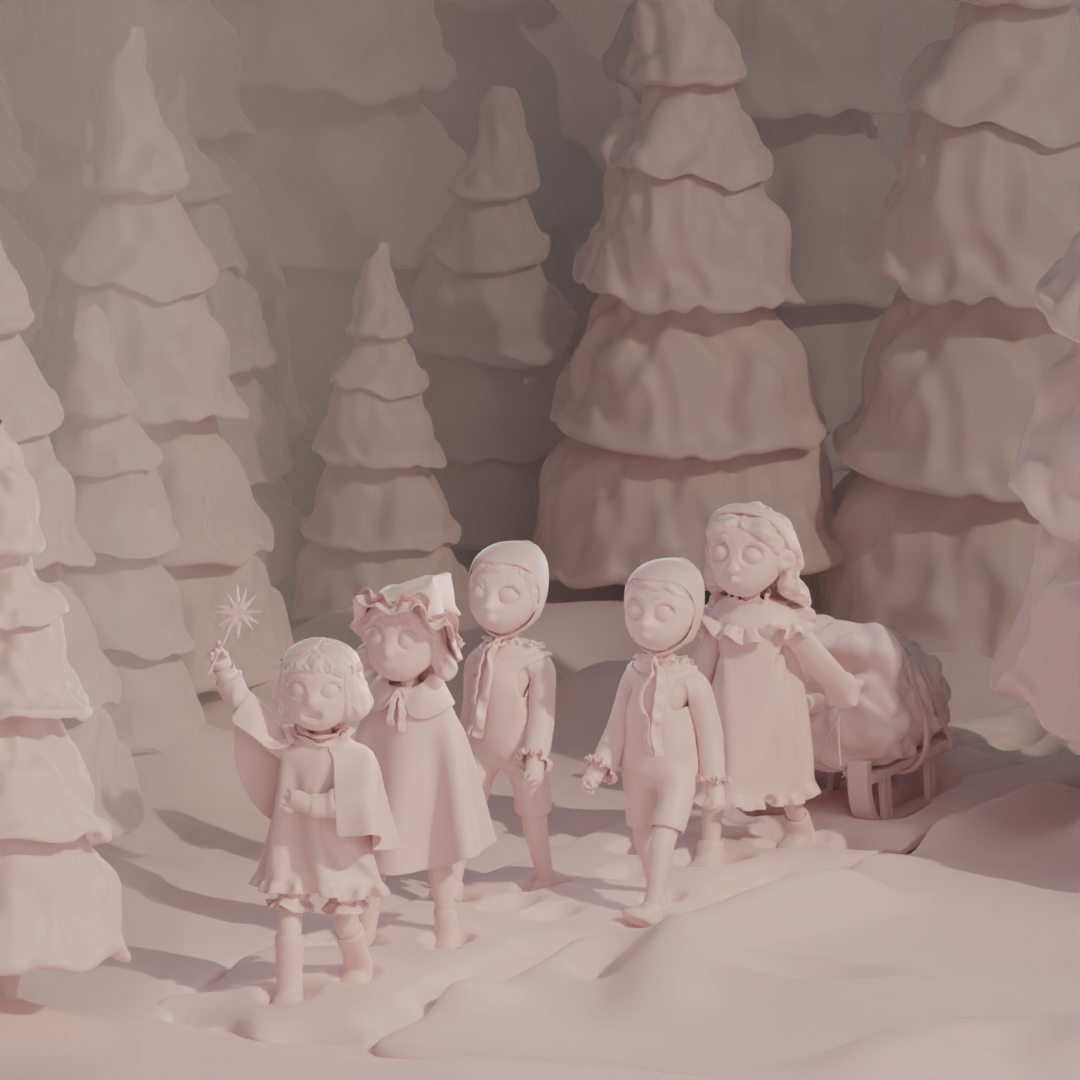 christmas forest — Изображение №17 — Иллюстрация, Графика на Dprofile