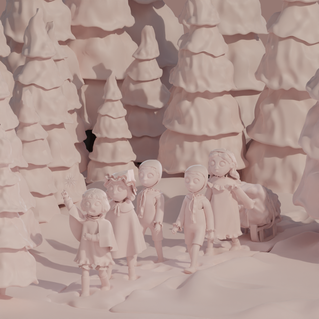 christmas forest — Изображение №16 — Иллюстрация, Графика на Dprofile