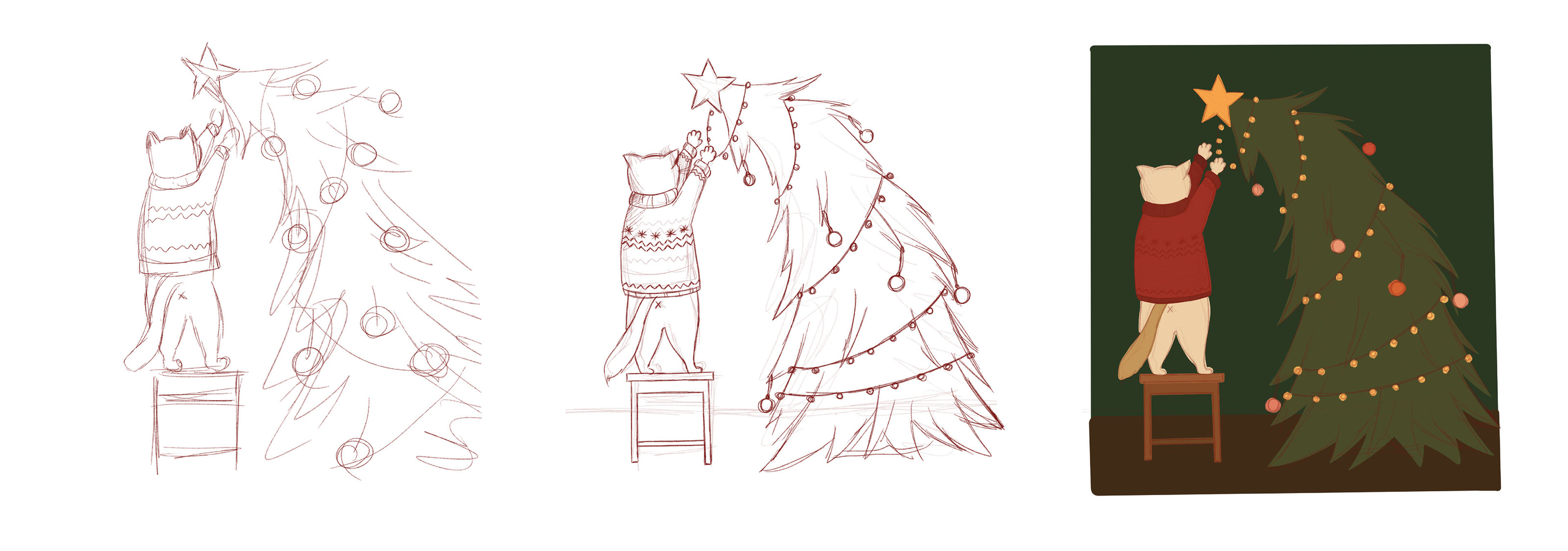 Another cat prank! | Очередная кошачья шалость — Изображение №3 — Иллюстрация, Анимация на Dprofile