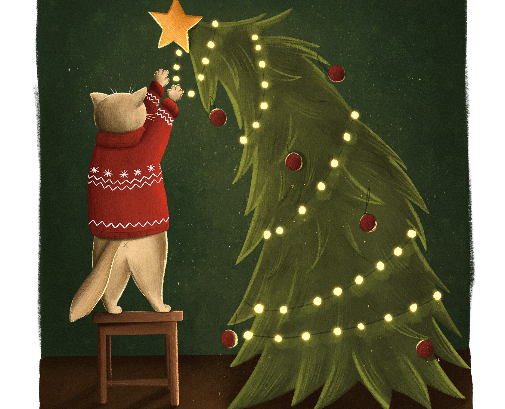 Another cat prank! | Очередная кошачья шалость — Иллюстрация, Анимация на Dprofile