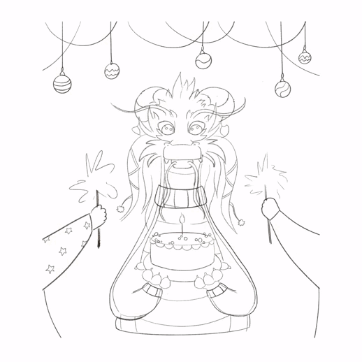 Happy Birthday, dear friend — Изображение №4 — Иллюстрация, Анимация на Dprofile