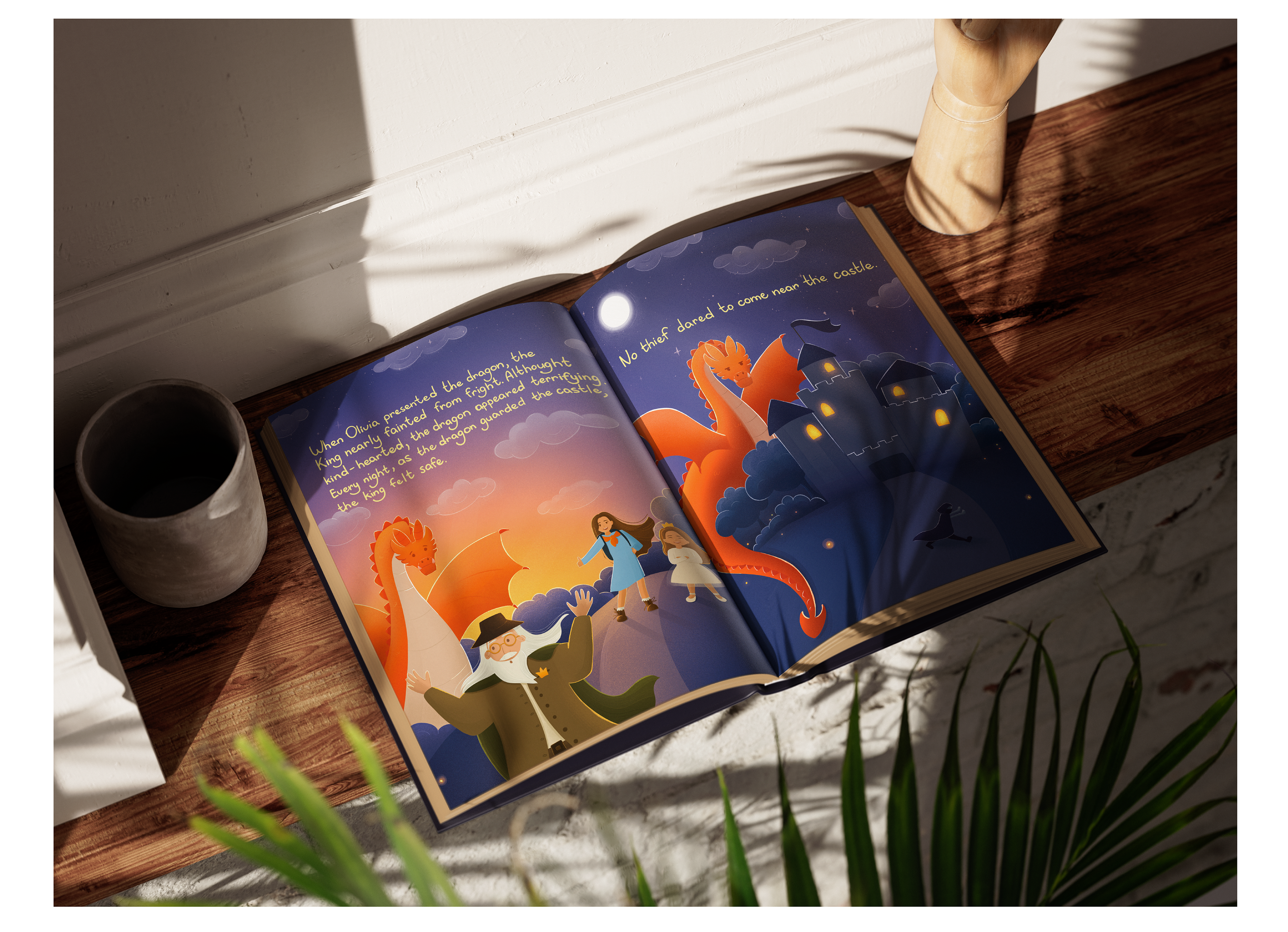 Children Book "Olivia's Big Birthday Dragon" — Изображение №15 — Иллюстрация на Dprofile