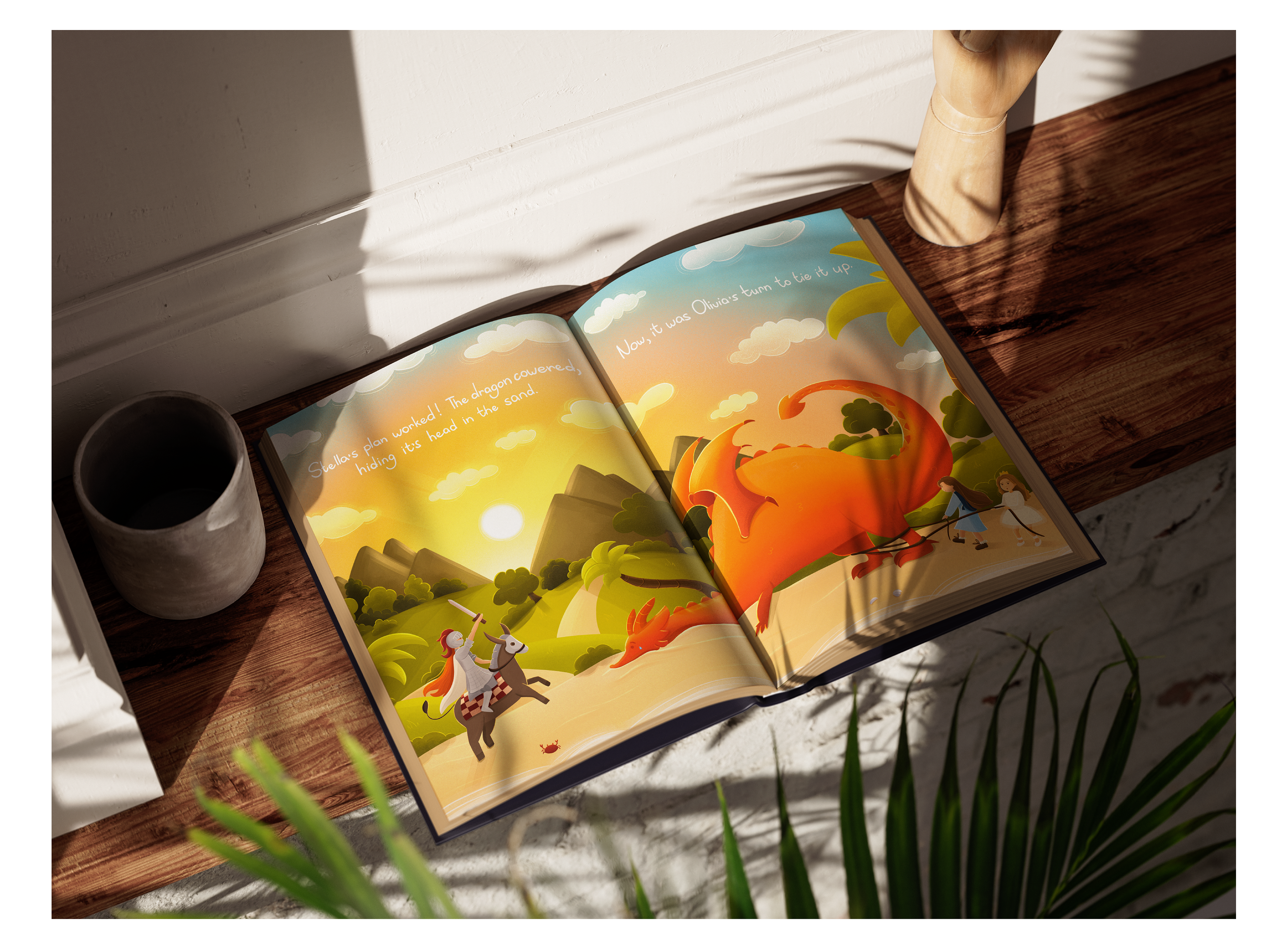 Children Book "Olivia's Big Birthday Dragon" — Изображение №19 — Иллюстрация на Dprofile