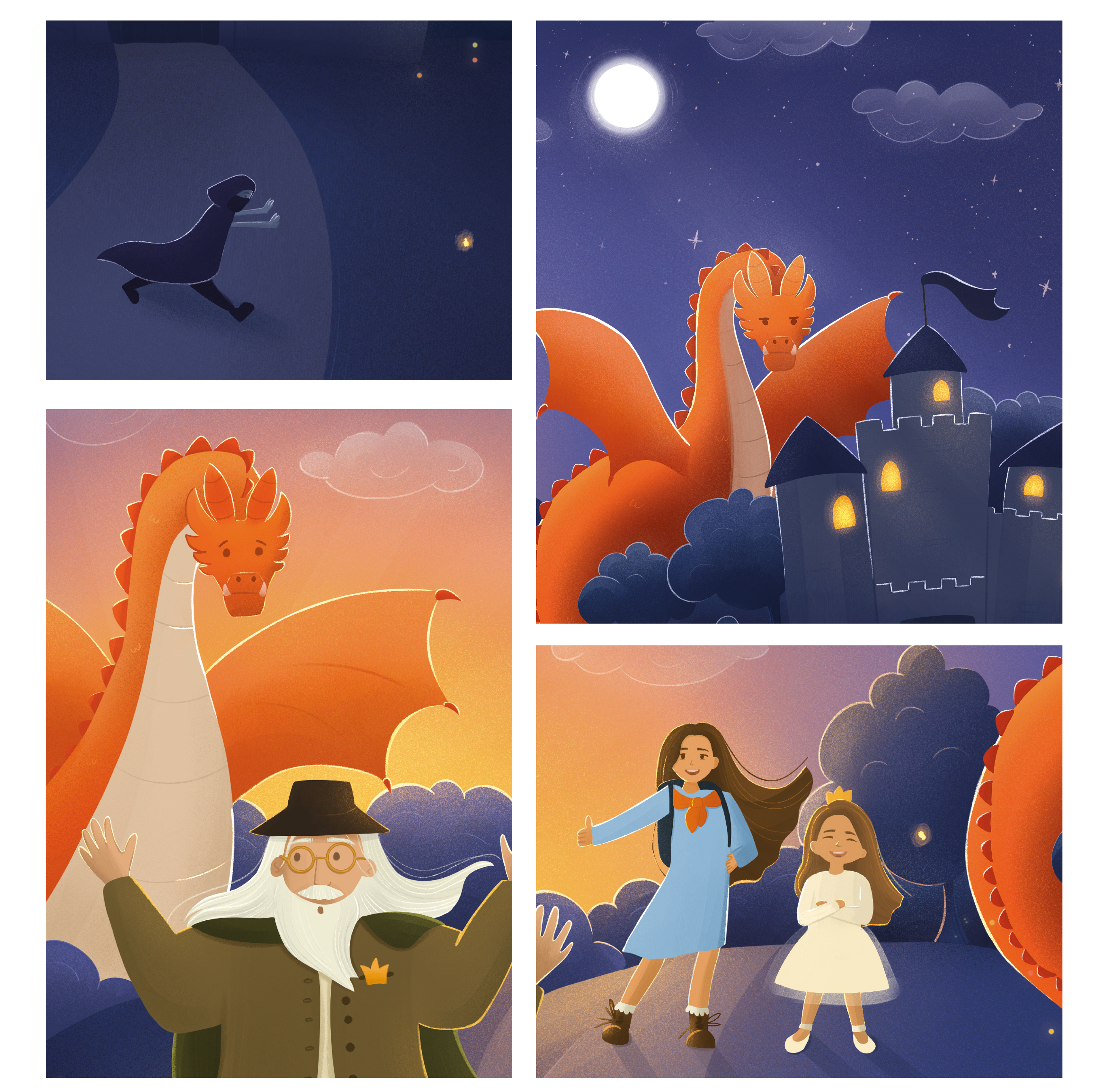 Children Book "Olivia's Big Birthday Dragon" — Изображение №14 — Иллюстрация на Dprofile