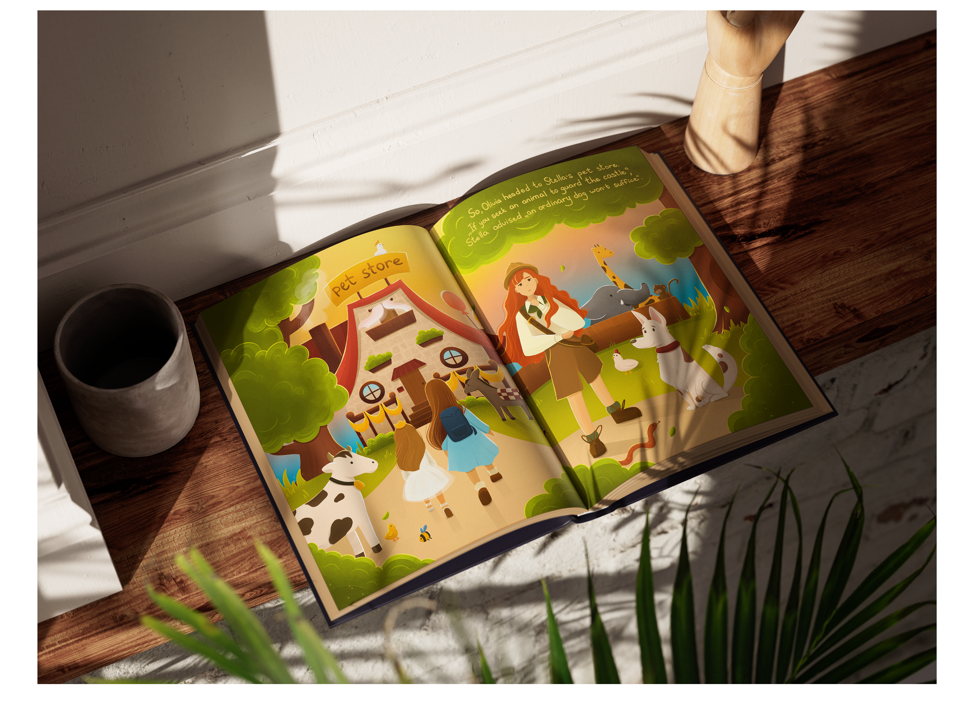 Children Book "Olivia's Big Birthday Dragon" — Изображение №7 — Иллюстрация на Dprofile