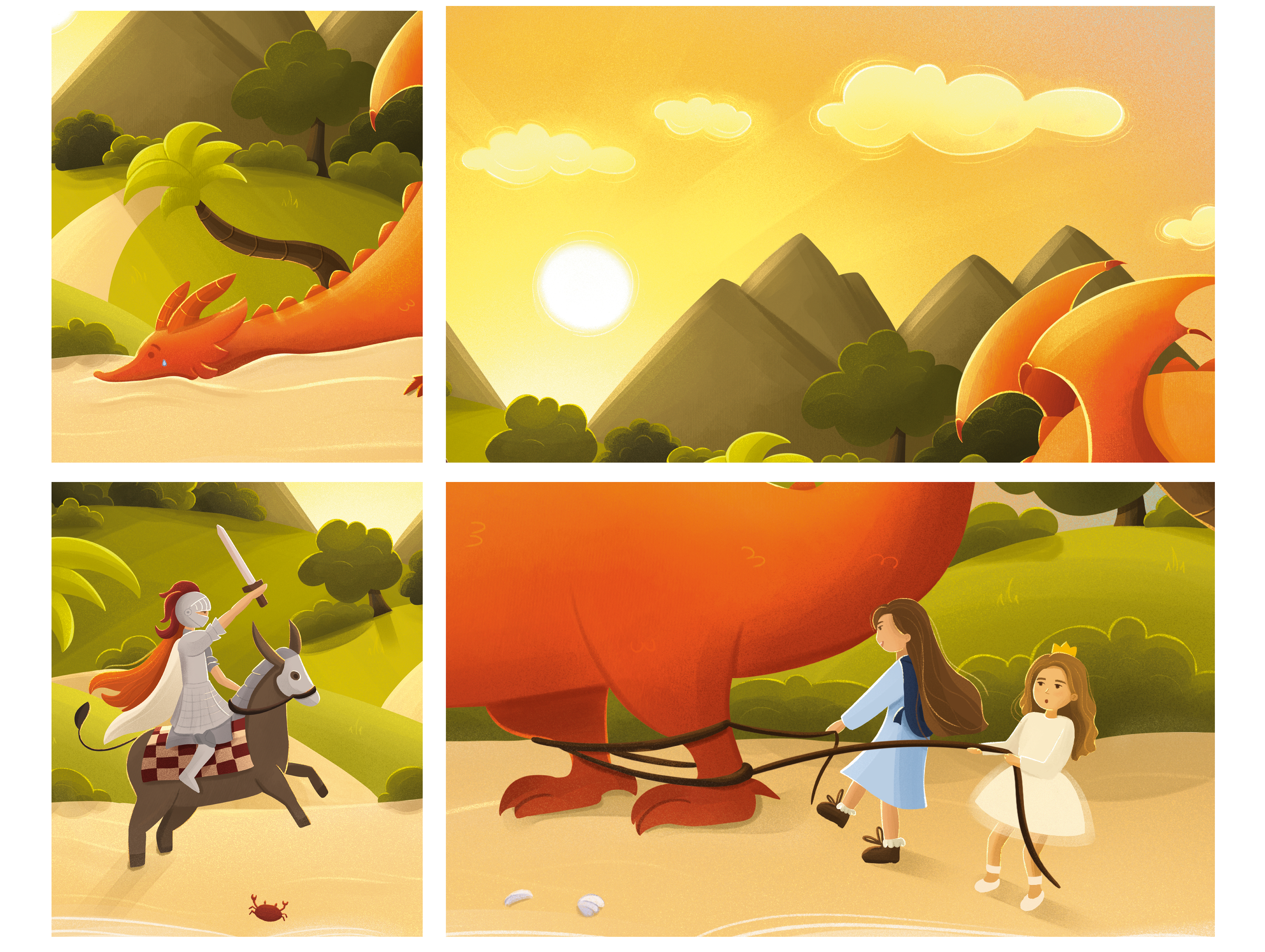 Children Book "Olivia's Big Birthday Dragon" — Изображение №18 — Иллюстрация на Dprofile