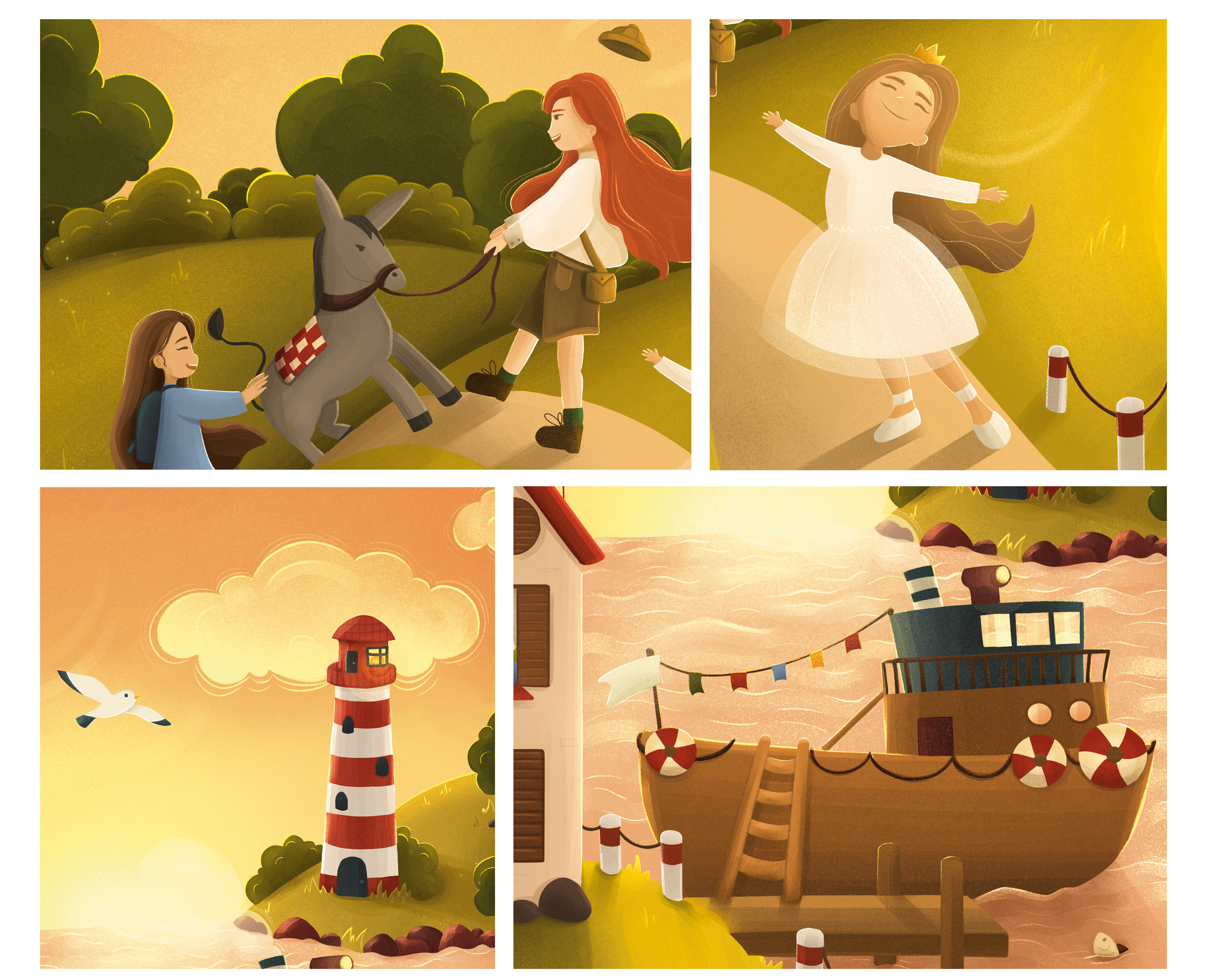 Children Book "Olivia's Big Birthday Dragon" — Изображение №10 — Иллюстрация на Dprofile