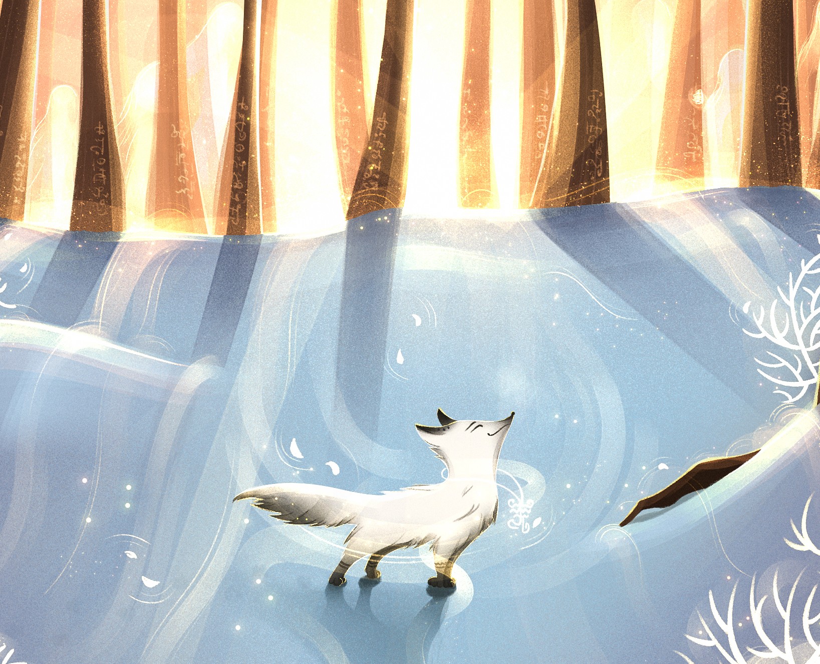 Ancient spirit | Children book illustration — Иллюстрация на Dprofile