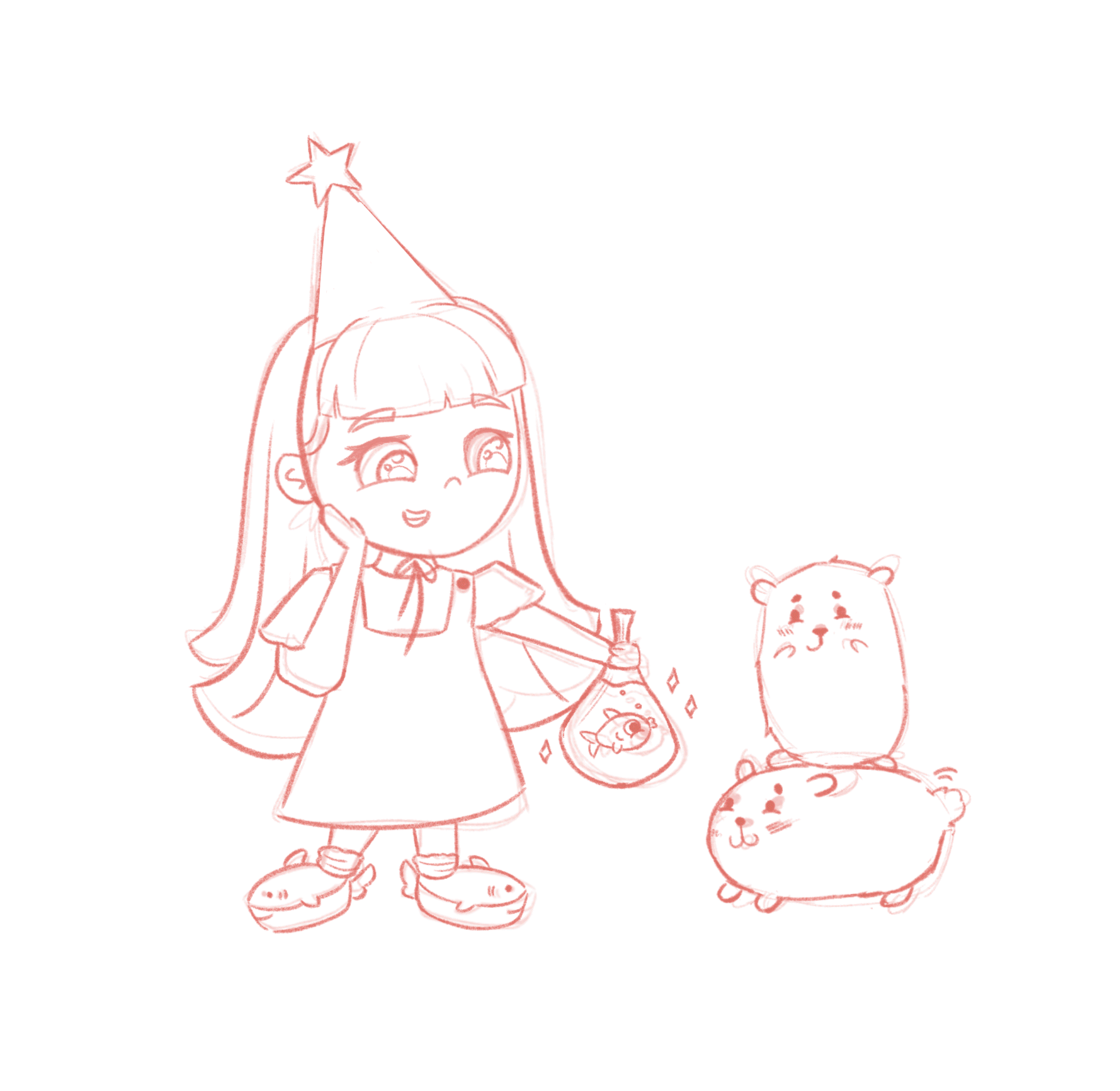 Милая рыбка | Детская иллюстрация — Изображение №4 — Иллюстрация на Dprofile