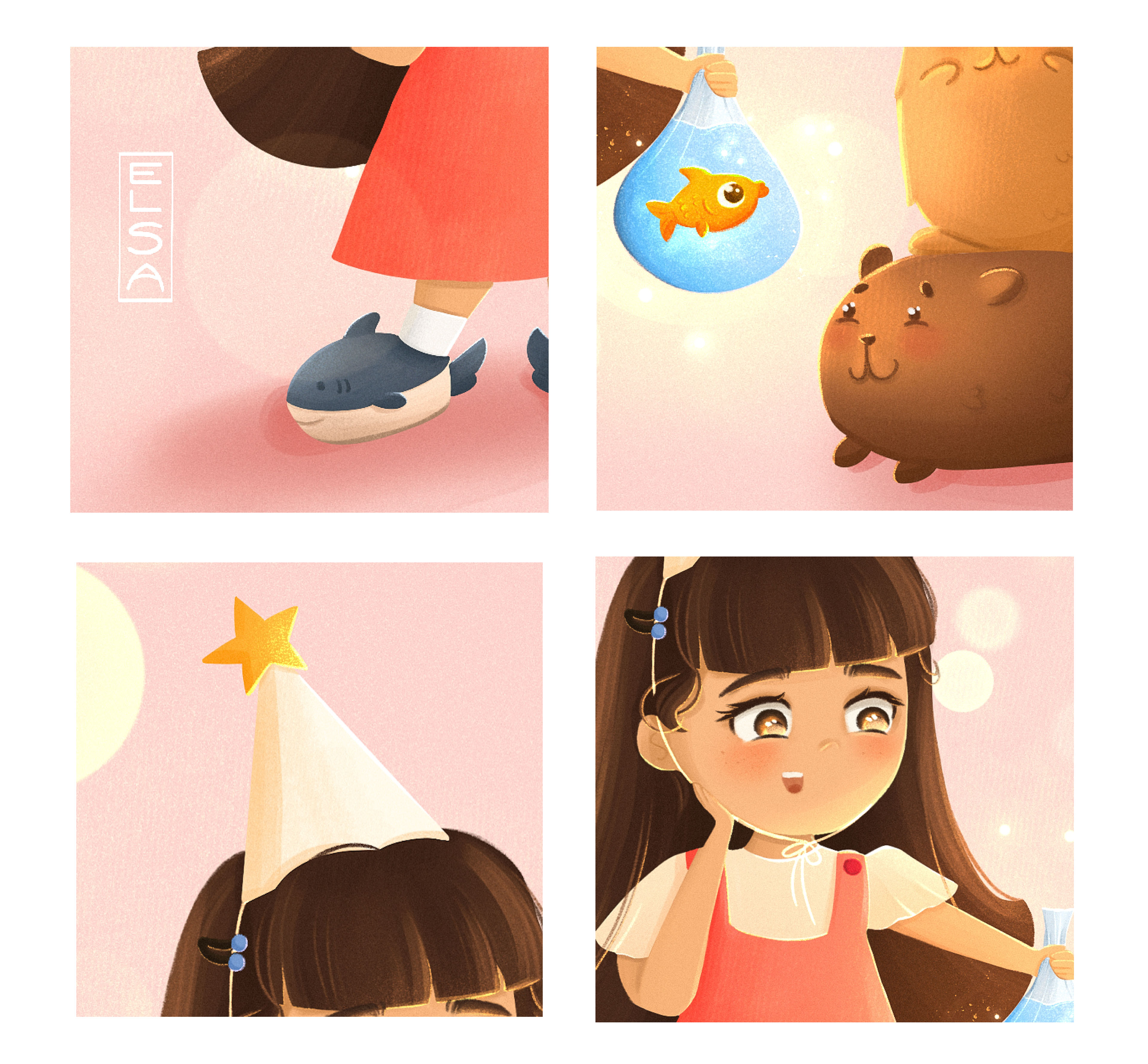 Милая рыбка | Детская иллюстрация — Изображение №5 — Иллюстрация на Dprofile