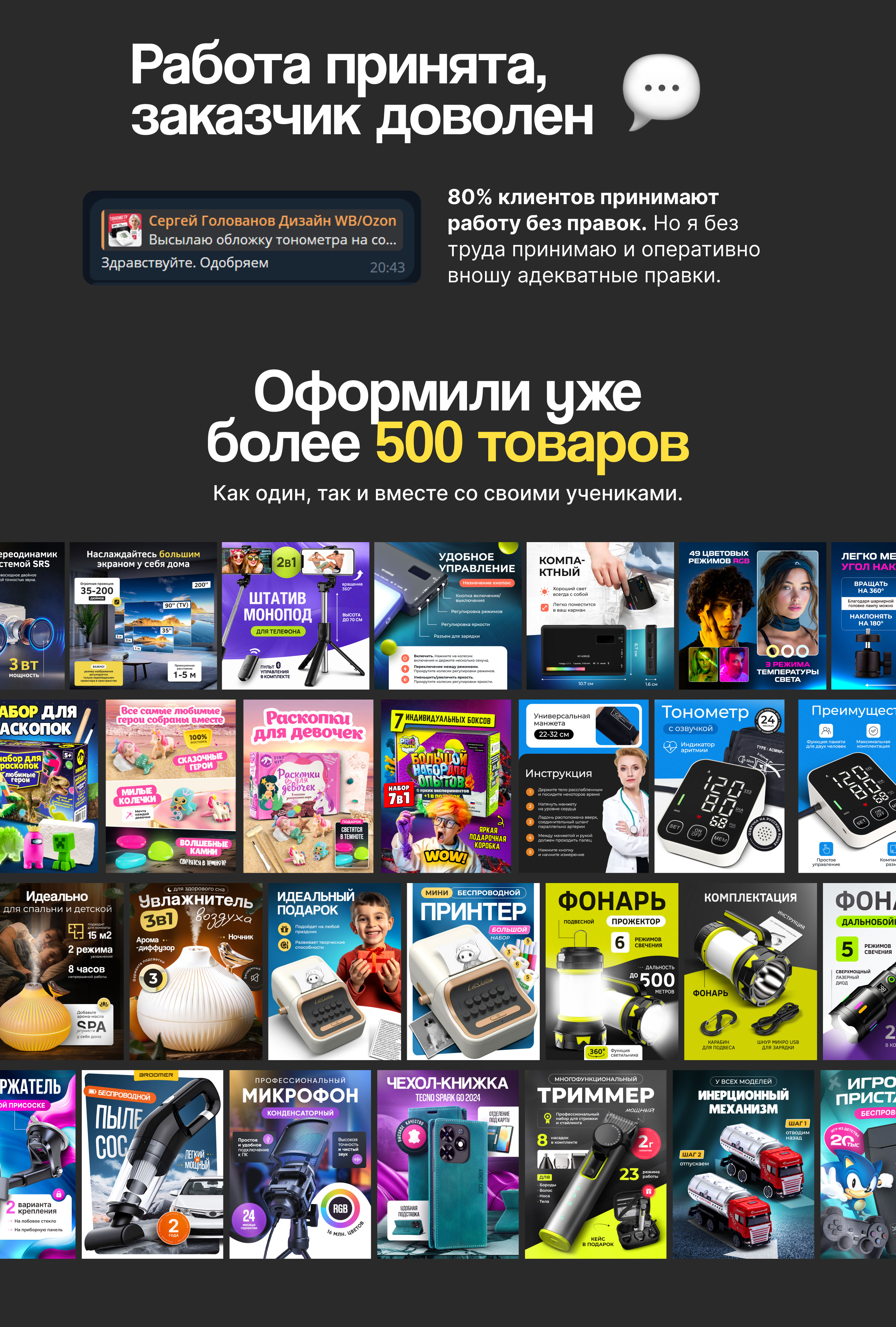 Дизайн инфографики для Wildberries и Ozon — Изображение №7 — Маркетинг на Dprofile