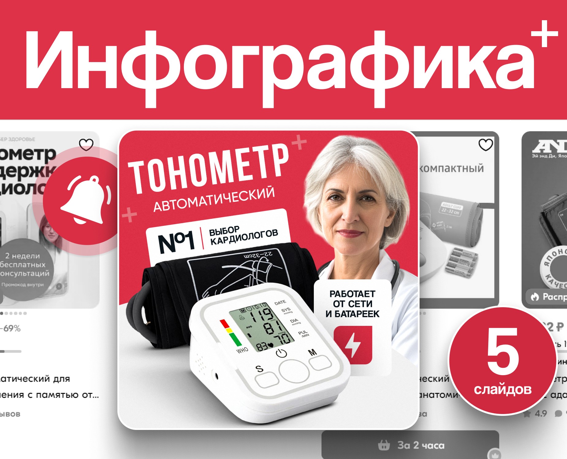 Дизайн инфографики для Wildberries и Ozon — Маркетинг на Dprofile