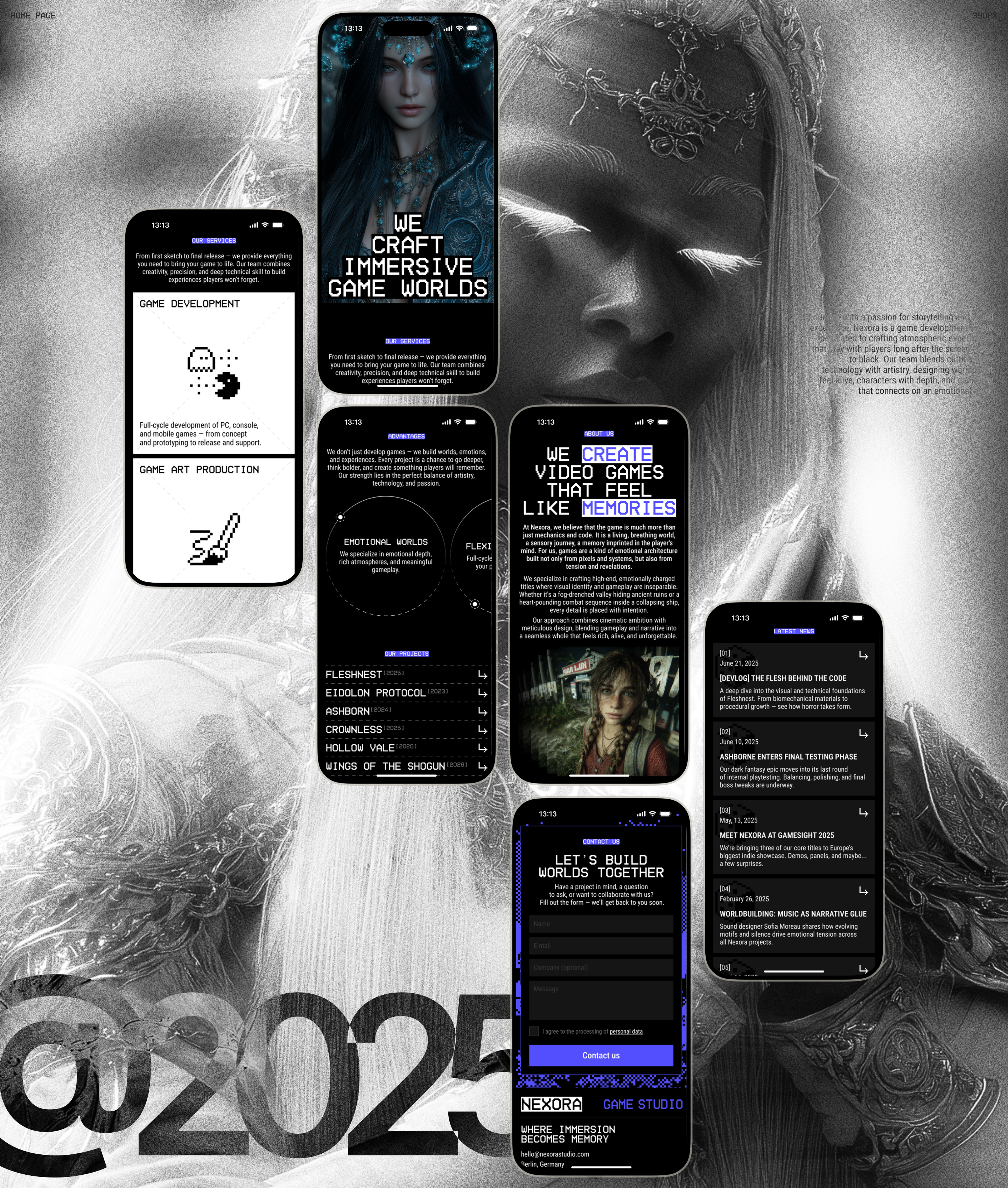 NEXORA I Corporate Website — Изображение №6 — Интерфейсы, Иллюстрация на Dprofile