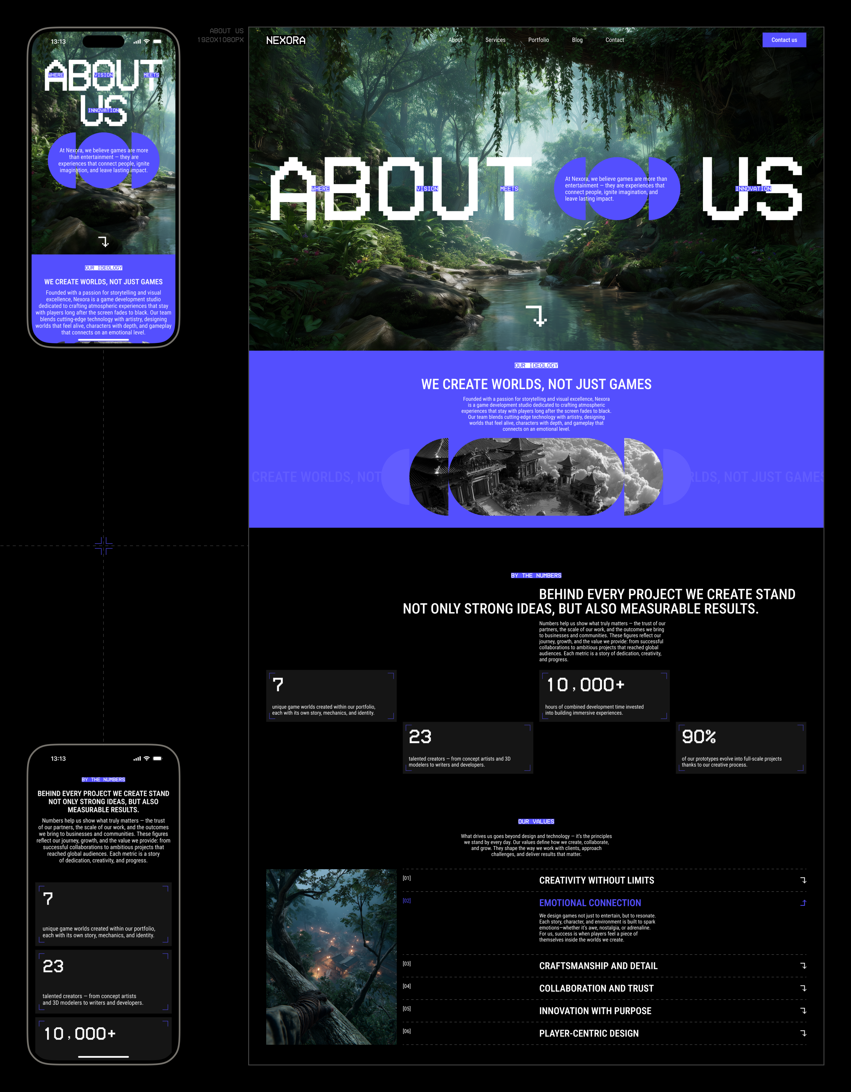 NEXORA I Corporate Website — Изображение №12 — Интерфейсы, Иллюстрация на Dprofile