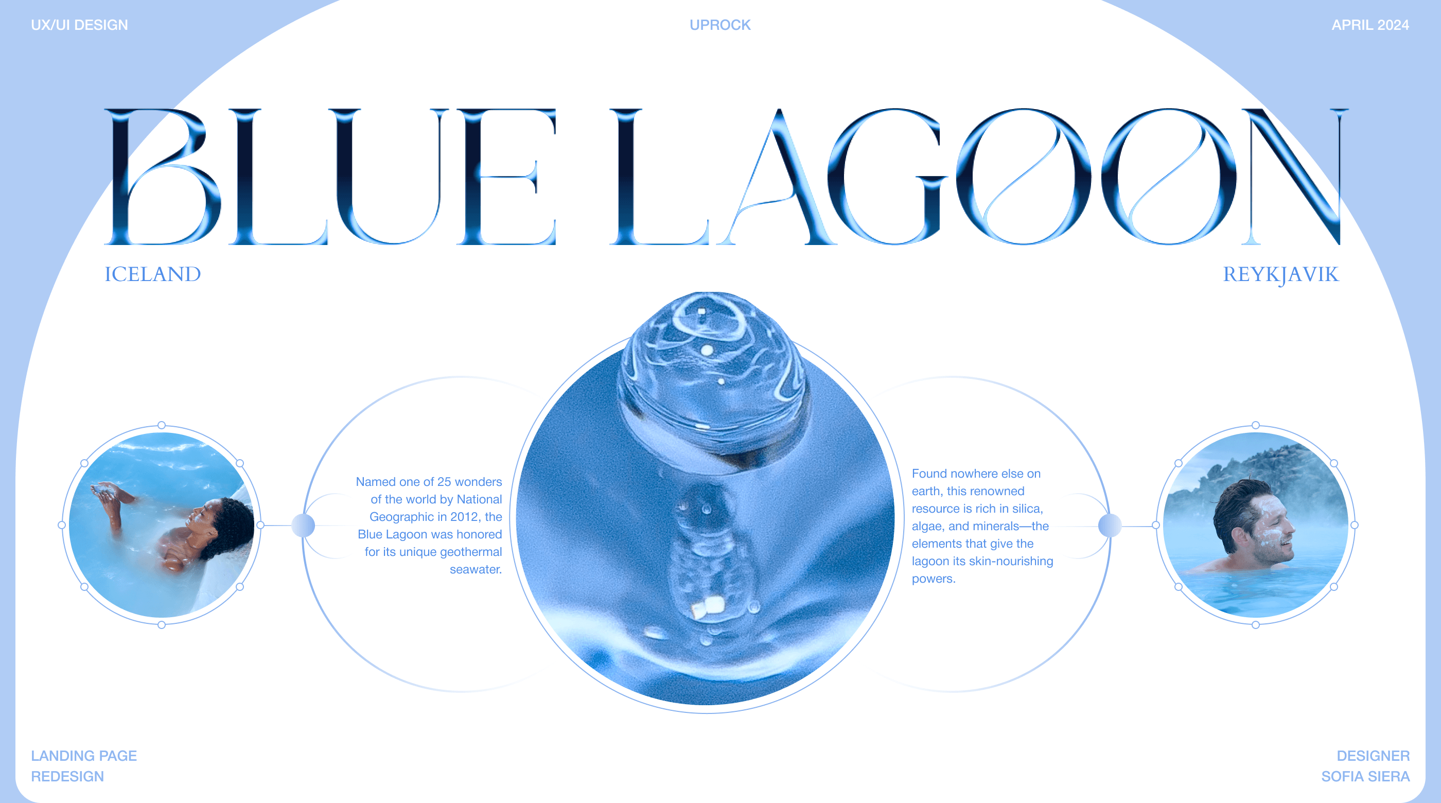 BLUE LAGOON I Landing Page — Изображение №1 — Интерфейсы на Dprofile