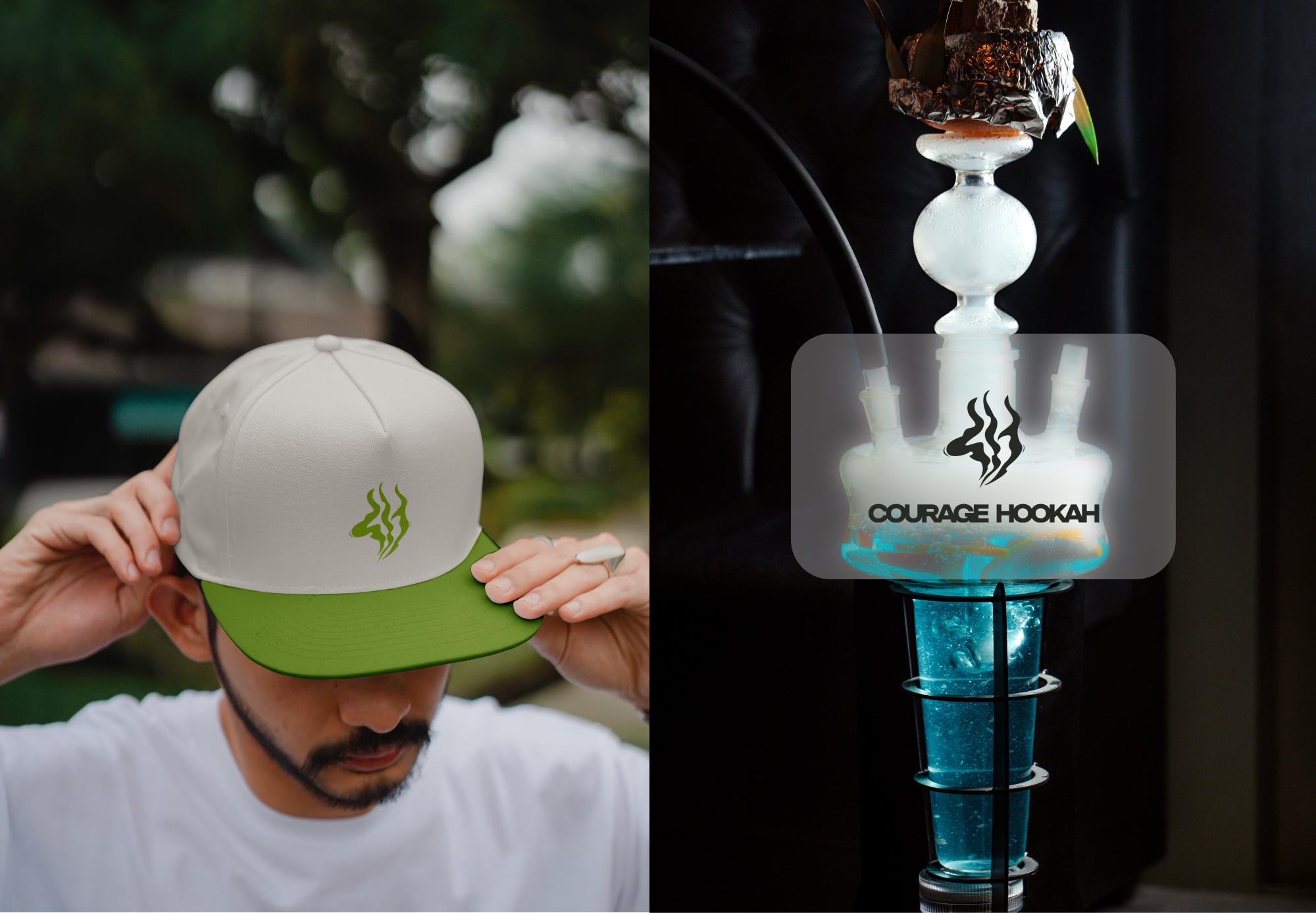 Фирменный стиль | логотип | Courage Hookah — Изображение №11 — Брендинг, Графика на Dprofile