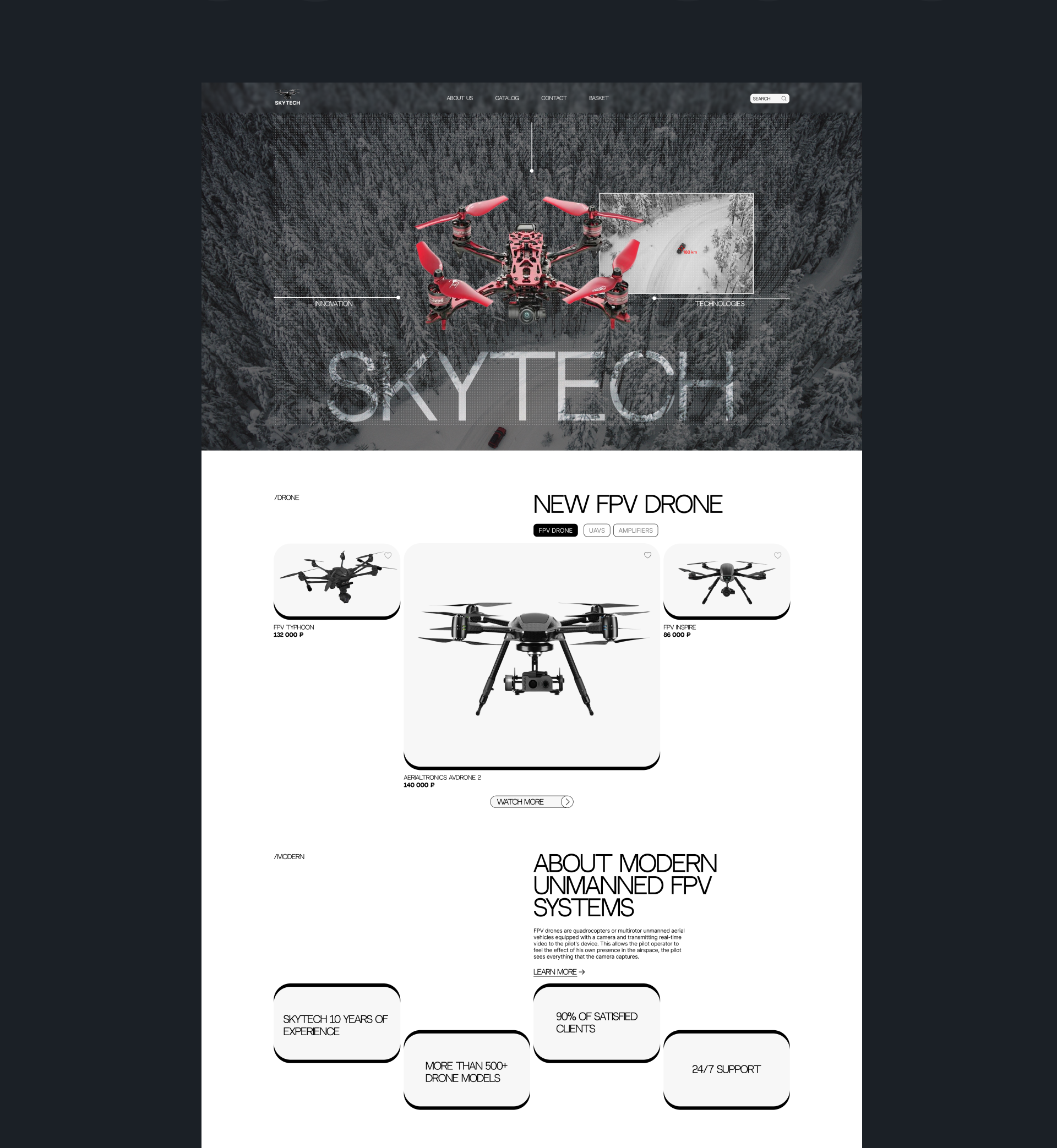 SKYTECH | ONLINE STORE — Изображение №3 — Интерфейсы на Dprofile