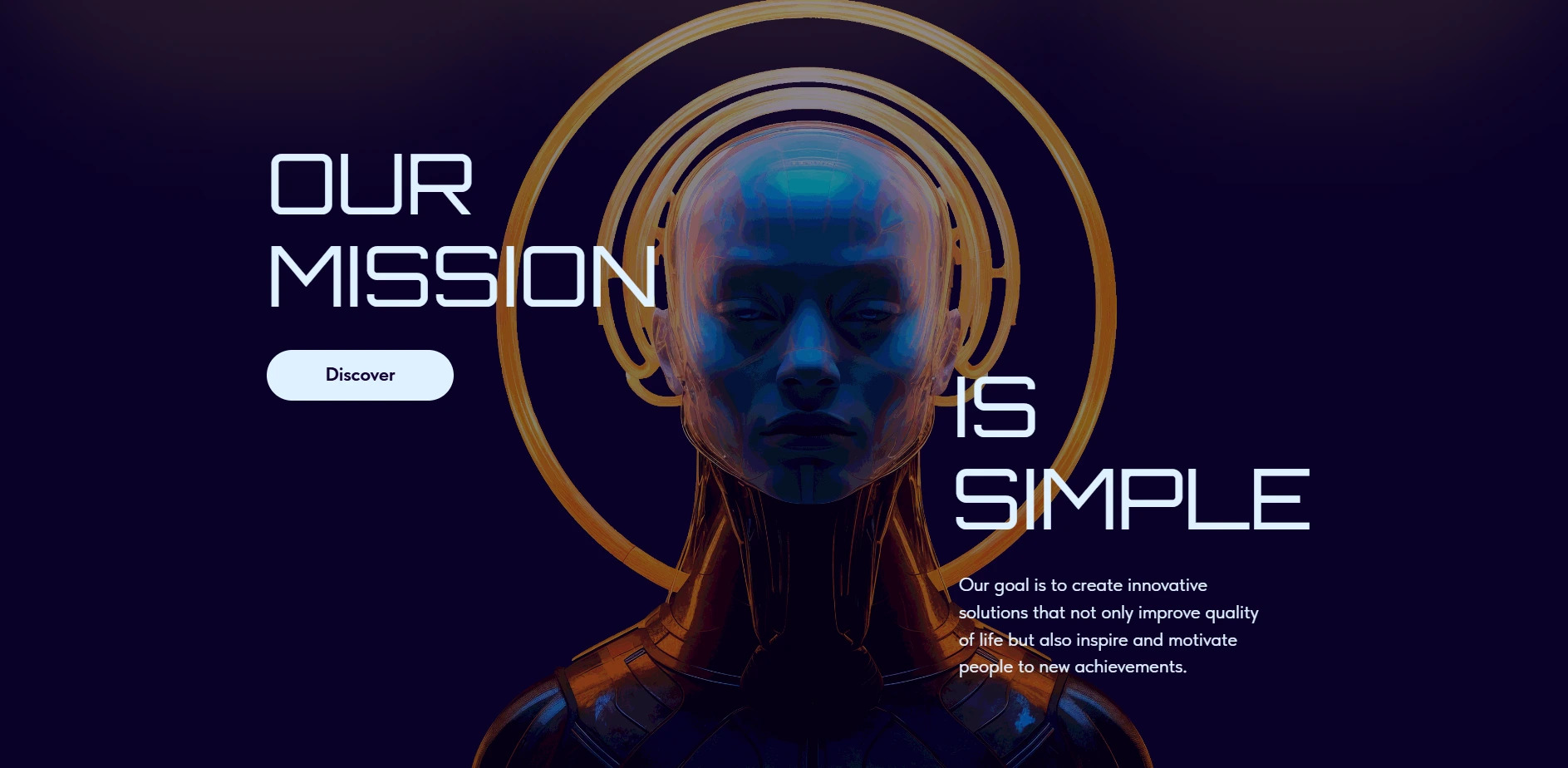 Сайт "Робототехника" — Изображение №2 — Интерфейсы на Dprofile