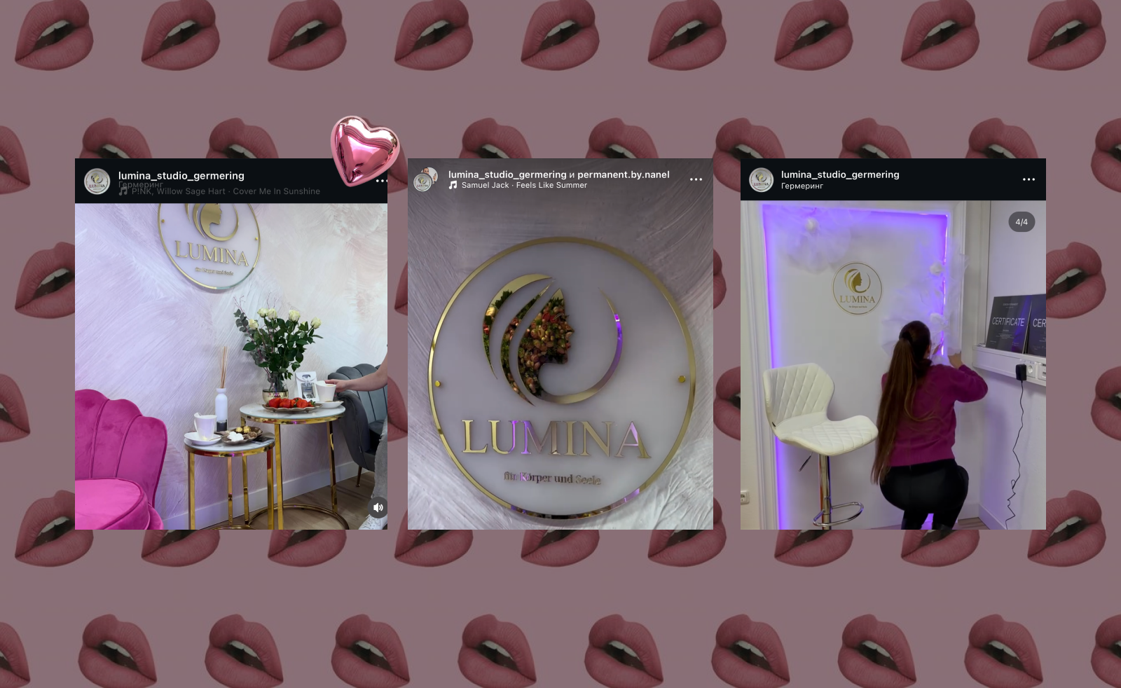 Lumina – студия перманентного макияжа — Изображение №13 — Брендинг, Графика на Dprofile