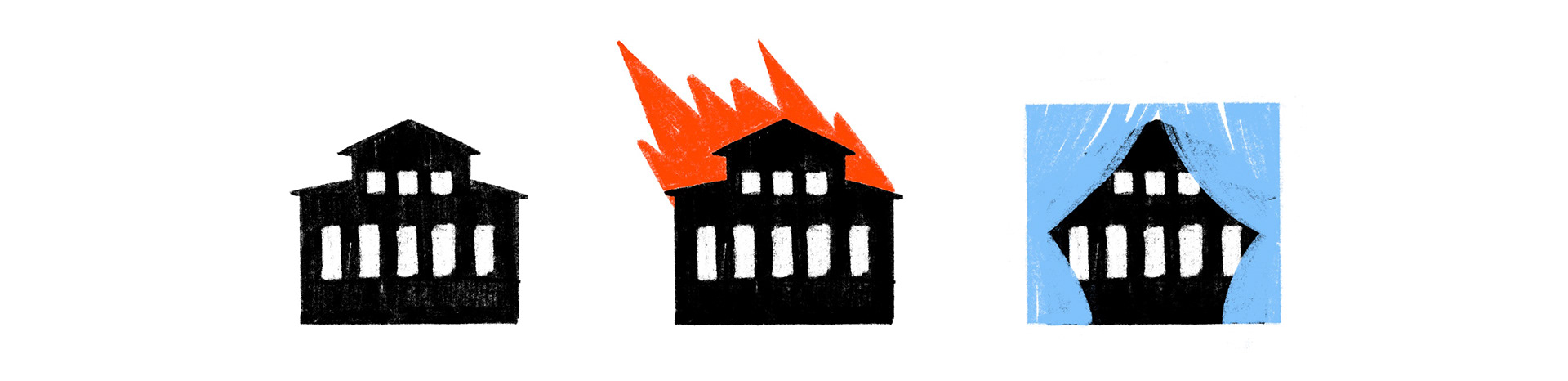 Дом с болью — Изображение №2 — Иллюстрация, Графика на Dprofile