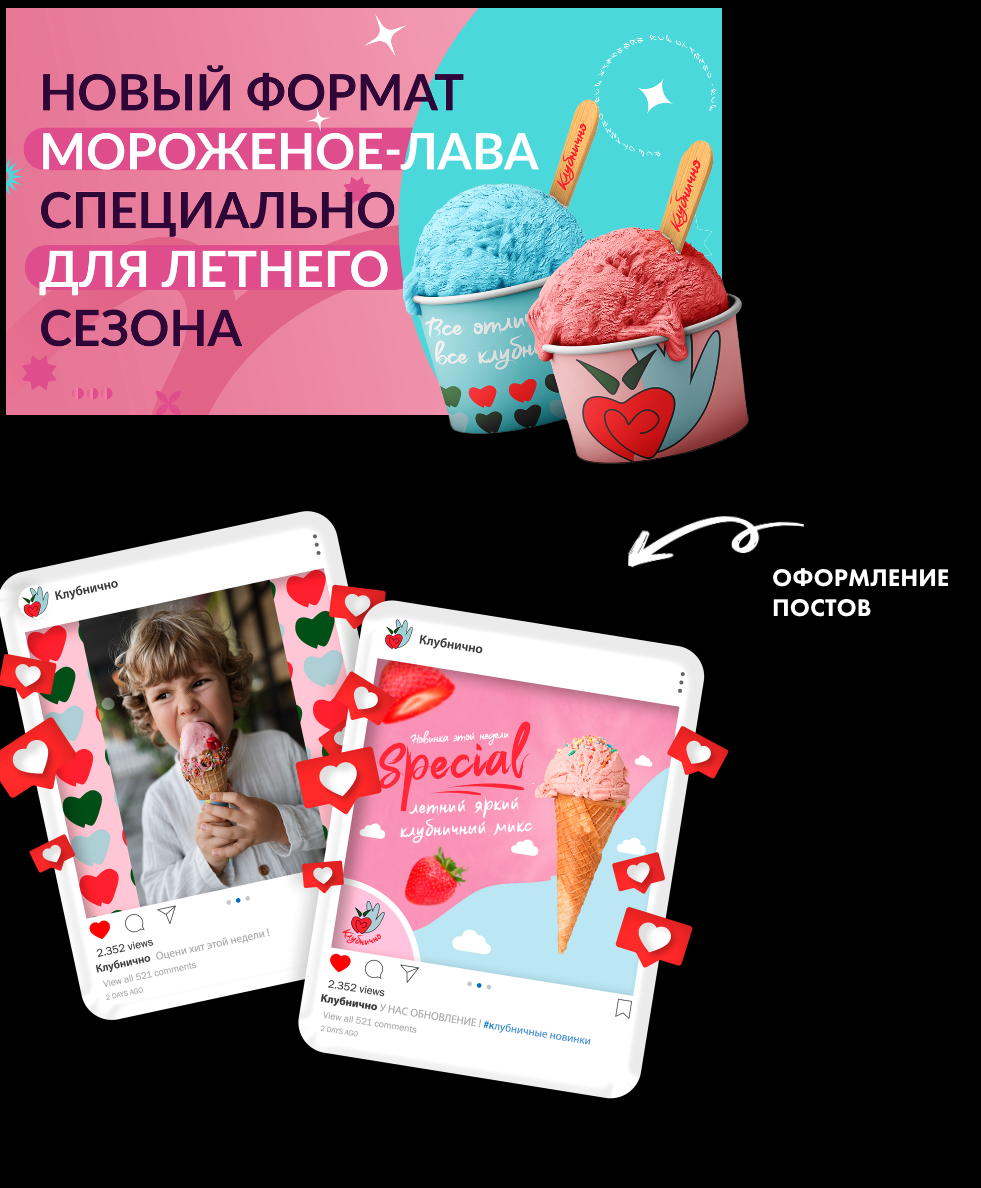 Айдентика кафе-мороженого — Изображение №16 — Брендинг на Dprofile
