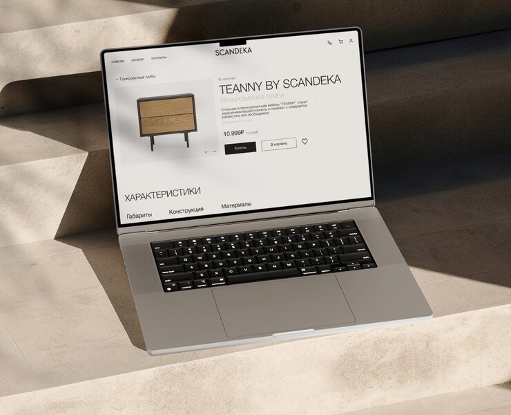 SCANDEKA / ДИЗАЙН САЙТА — Интерфейсы на Dprofile